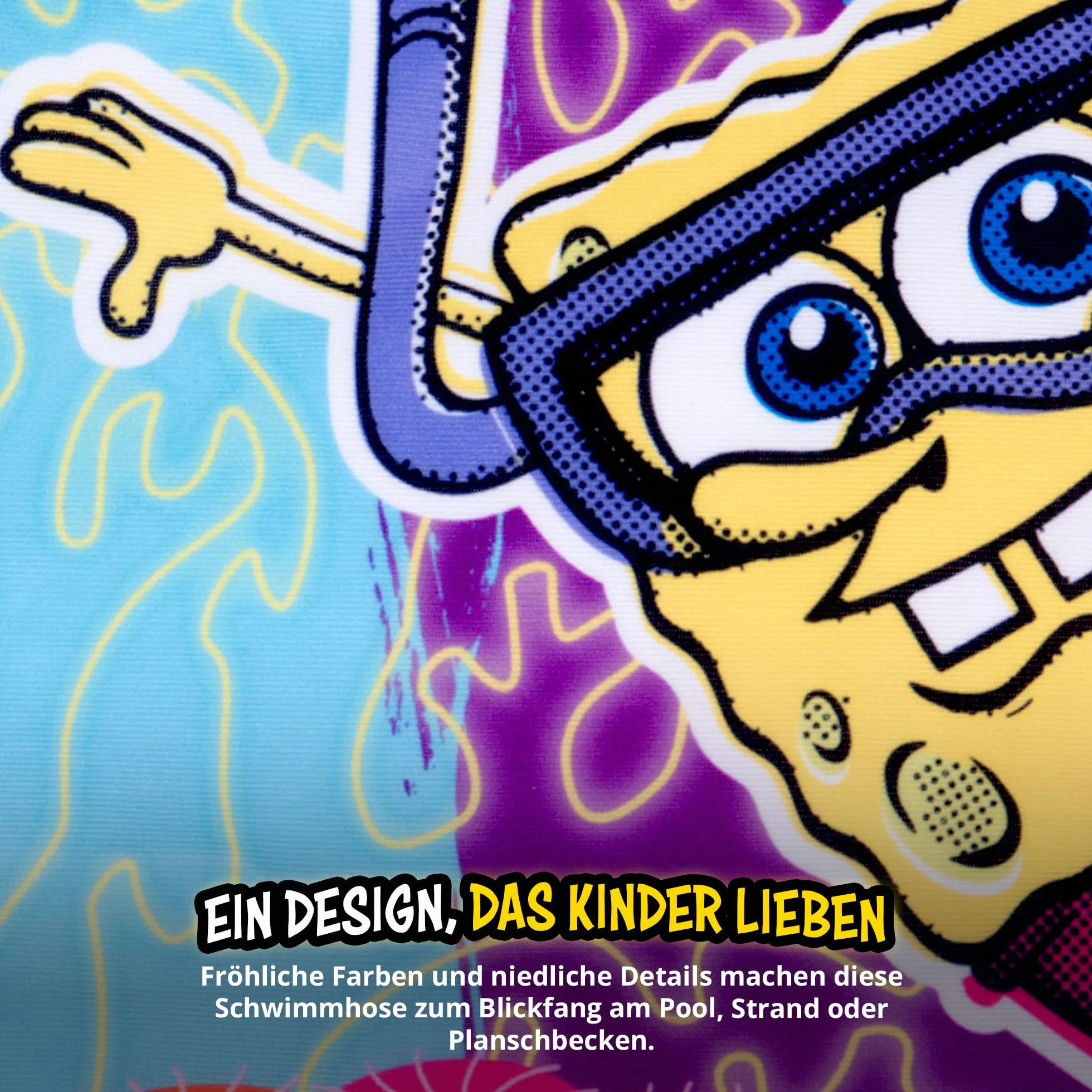 United Labels Spongebob kąpielówki dla chłopców – dziecięce spodnie do pływania
