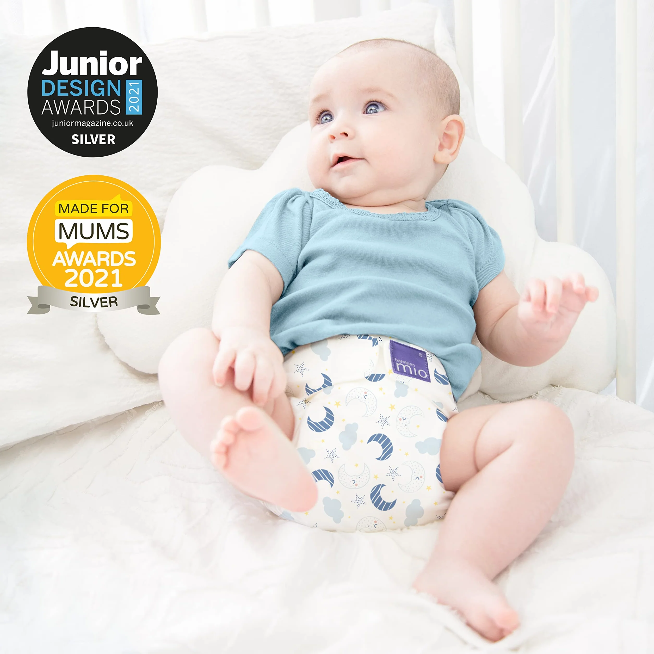 Bambino Mio, mioduo wielorazowy otulacz do pieluszek, super słonecznik, rozmiar 1 (<9kg)