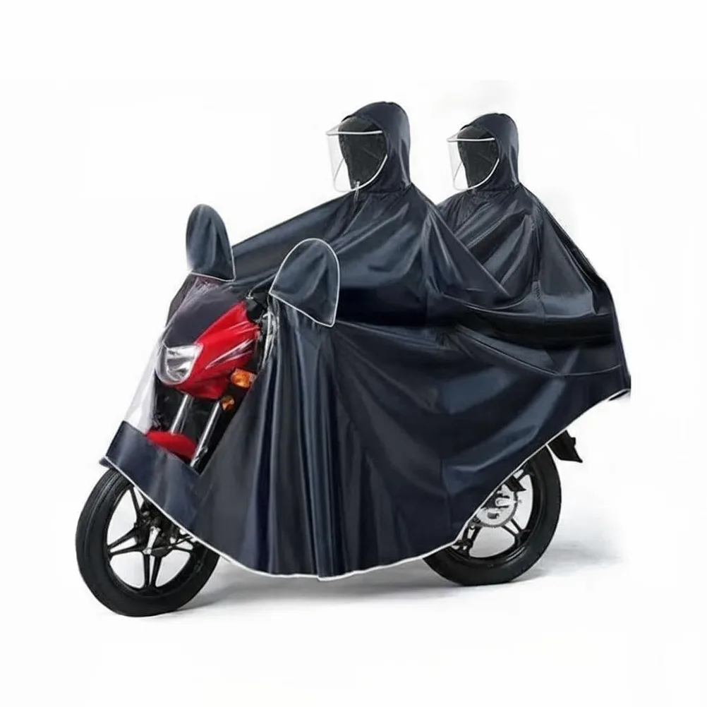 Ponczo przeciwdeszczowe do BMW CE 04 2022 2023/2024, wodoszczelne, z kapturem, oddychający, dwuwarstwowy materiał, dla 1-2 osób, rozmiar uniwersalny, b Double