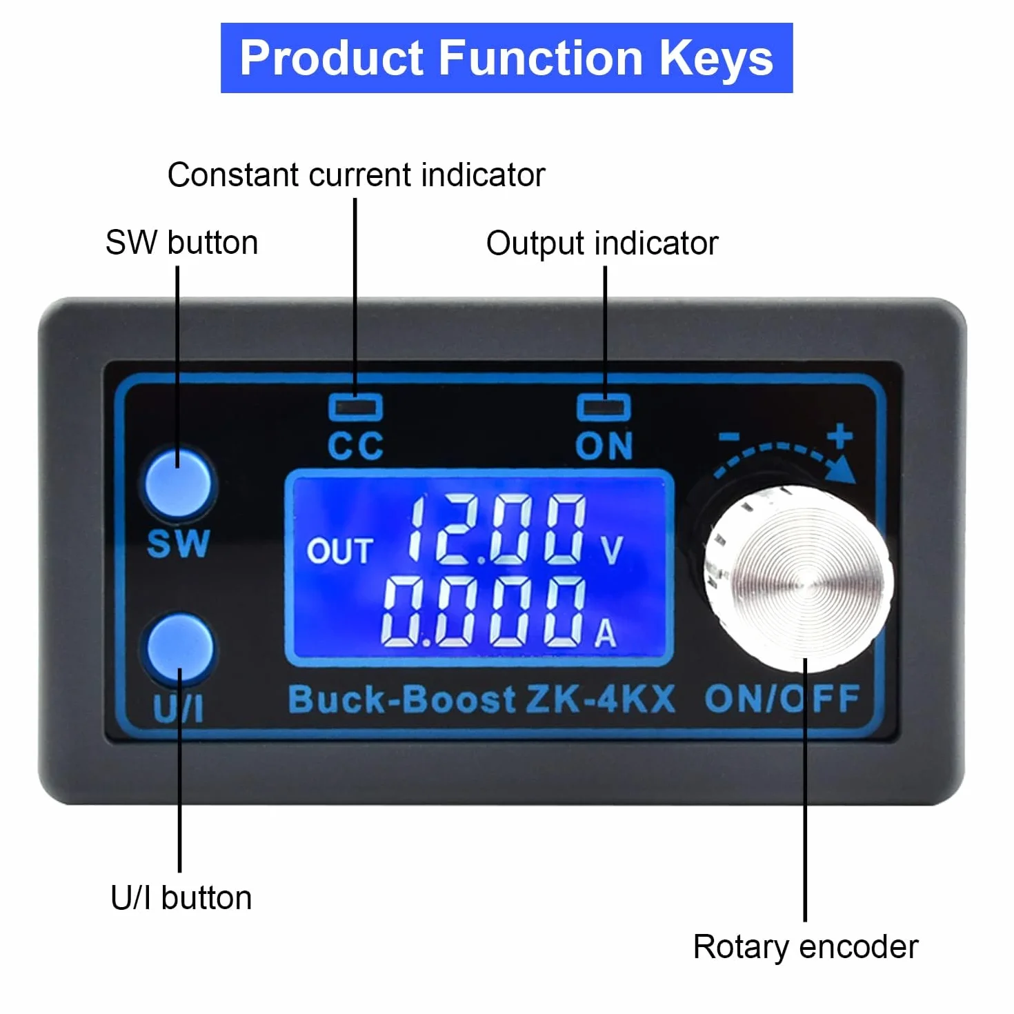 DC DC Boost Buck Converter regulator napięcia od 0,5-30V 4A 5V 6V 12V 24V regulowany napięcie moduł ładujący DIY ze stałym napięciem i prądem stałym.
