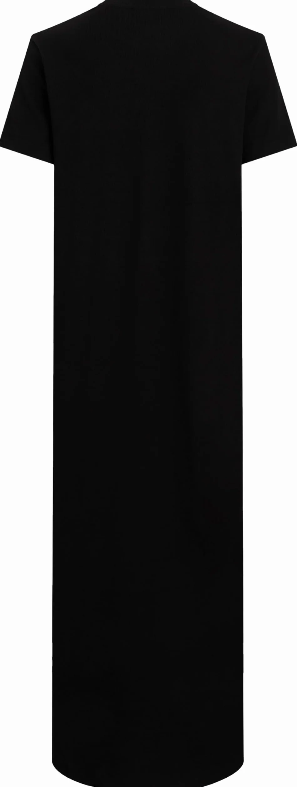 Calvin Klein Sukienka T-shirt Kobiety Monologo Long Rib Tee Dress J20j225543