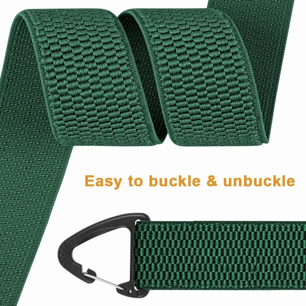 Regulowane szerokie szelki męskie, szerokie ramiączka typu Y/X z antypoślizgową trójkątną klamrą dla mężczyzn - 3,8 cm
