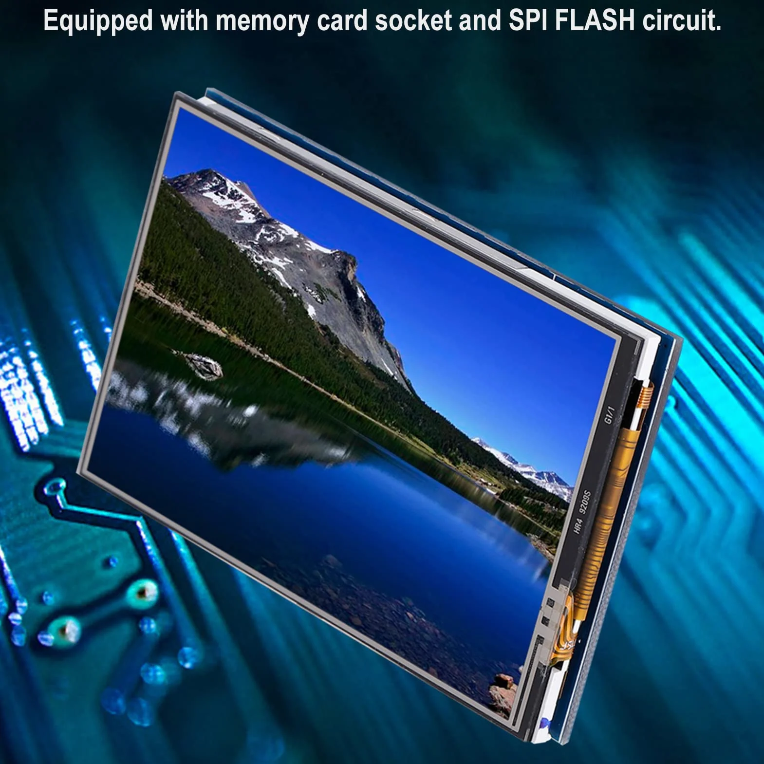 Wyświetlacz LCD 3,5 Cala moduł Ekranu LCD 480x320, z Gniazdem Karty Pamięci i Obwodem Flash SPI (z dotykiem)