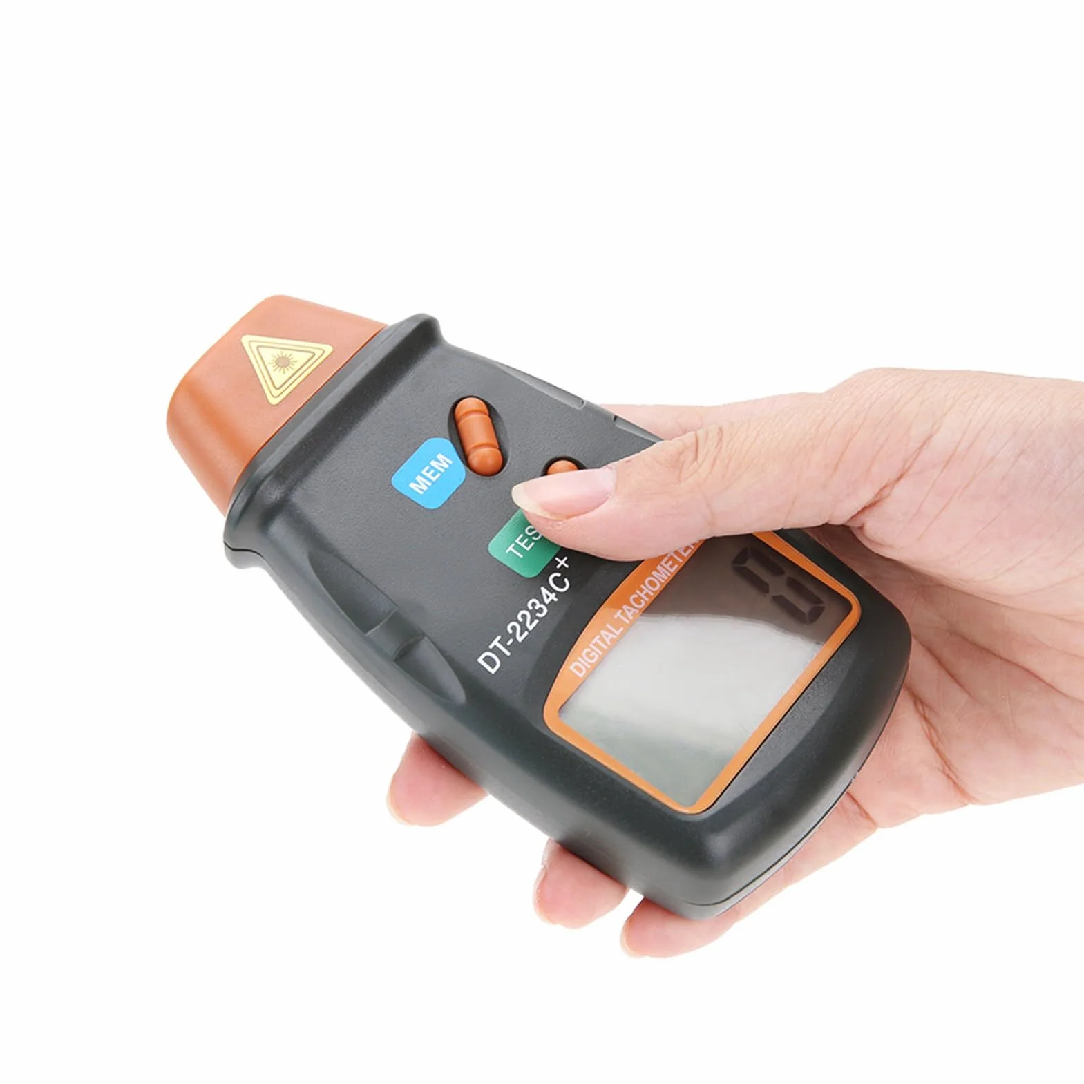 Tach Meter Bezdotykowy Obrotomierz DT 2234C NOn Cyfrowy LCD Laserowy Tachometr Fotograficzny Mini RPM Miernik Testowy Silnik 2 5 Obr./min 99 999 Obr./min