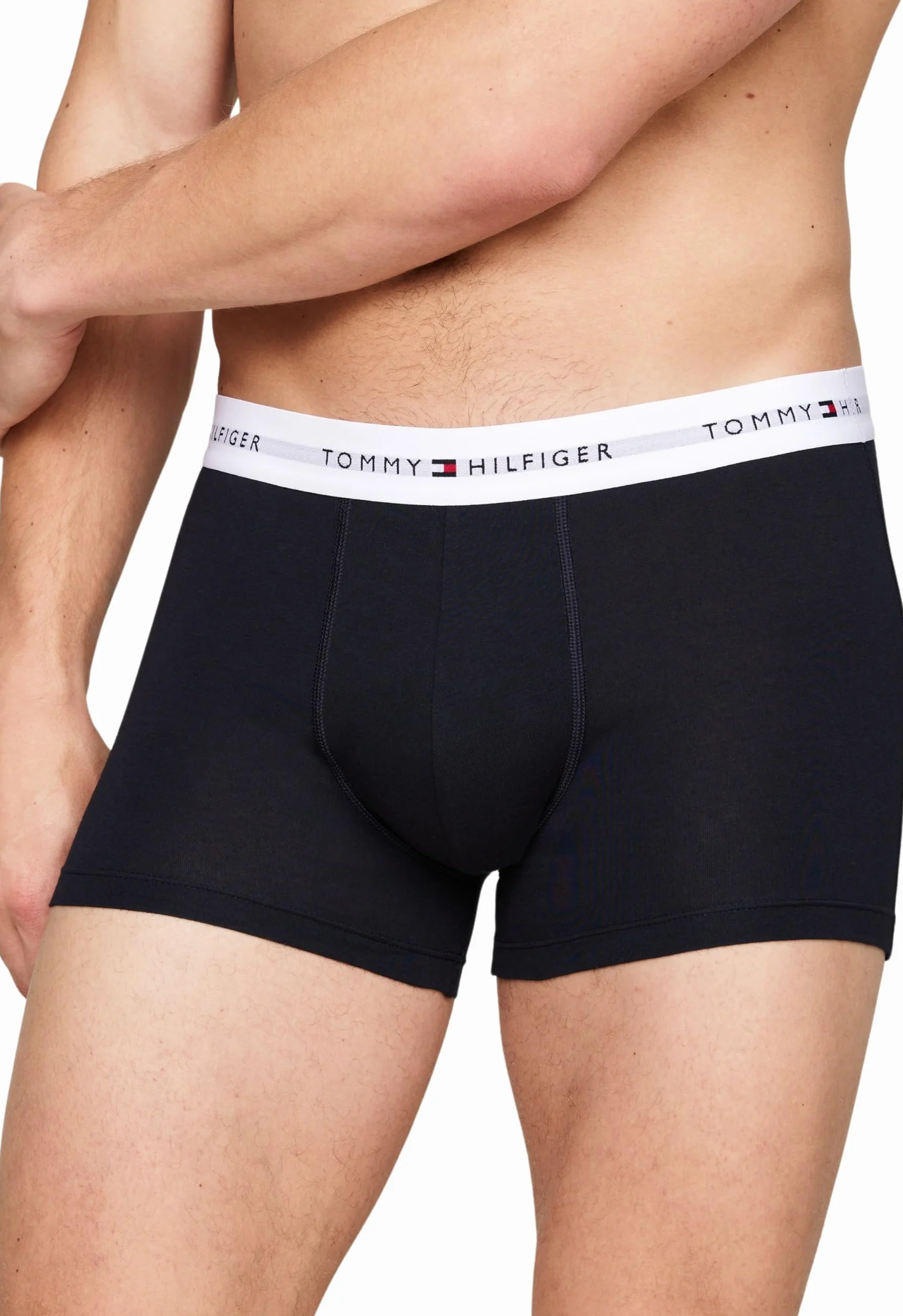 Tommy Hilfiger Męskie bokserki 3P Wb UM0UM02763, biały, XL, Biały (Primary Red/White/Desert Sky), XL