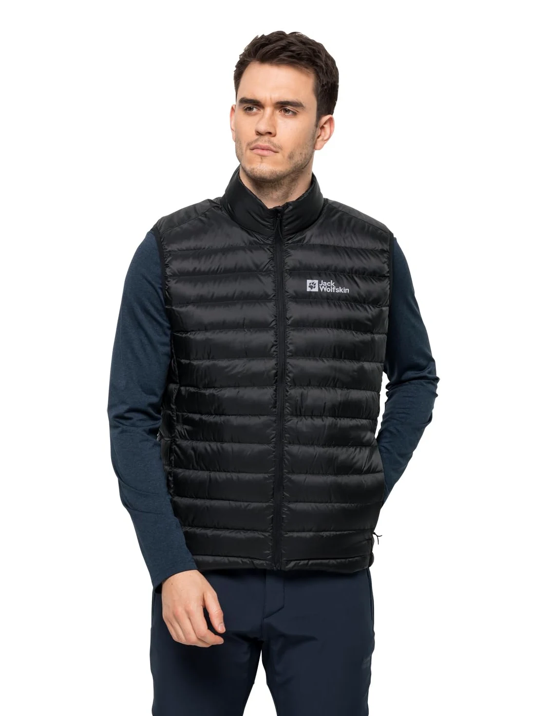 Jack Wolfskin Kamizelka męska, czarna, XL (DE)