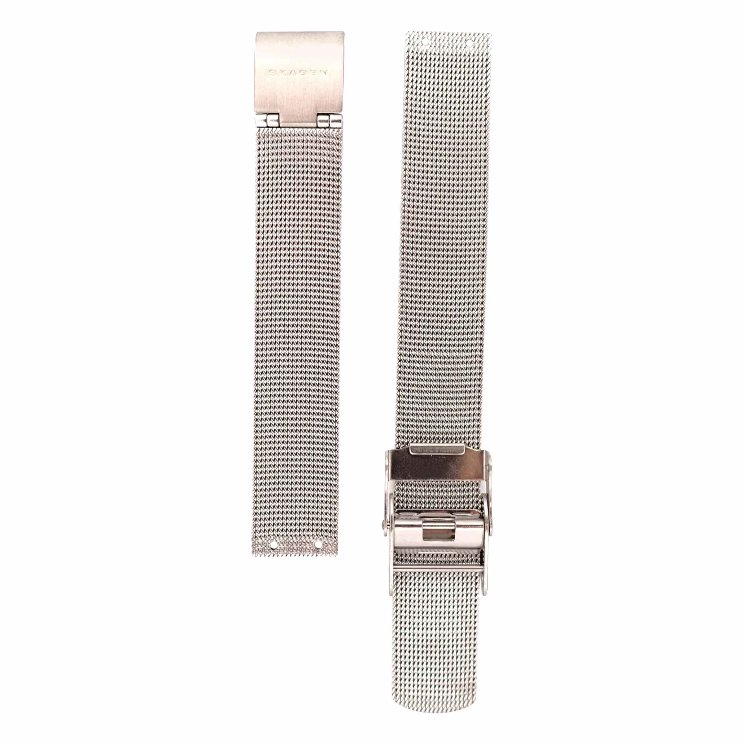 Skagen Damski pasek do zegarka 14 mm srebrna stal nierdzewna 358SGSCD