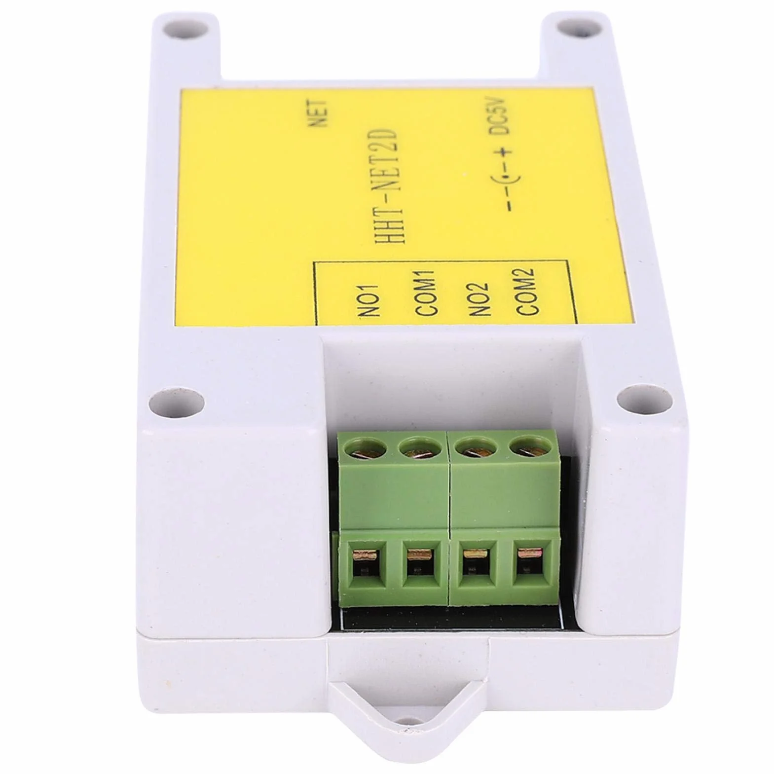 Przekaźnik sieciowy IP, moduł przekaźnika sieciowego IP 2-kanałowy pilot zdalnego sterowania do Smart Home Control DC5V HHT-NET2D, obsługa serwera /klientu/trybu UDP