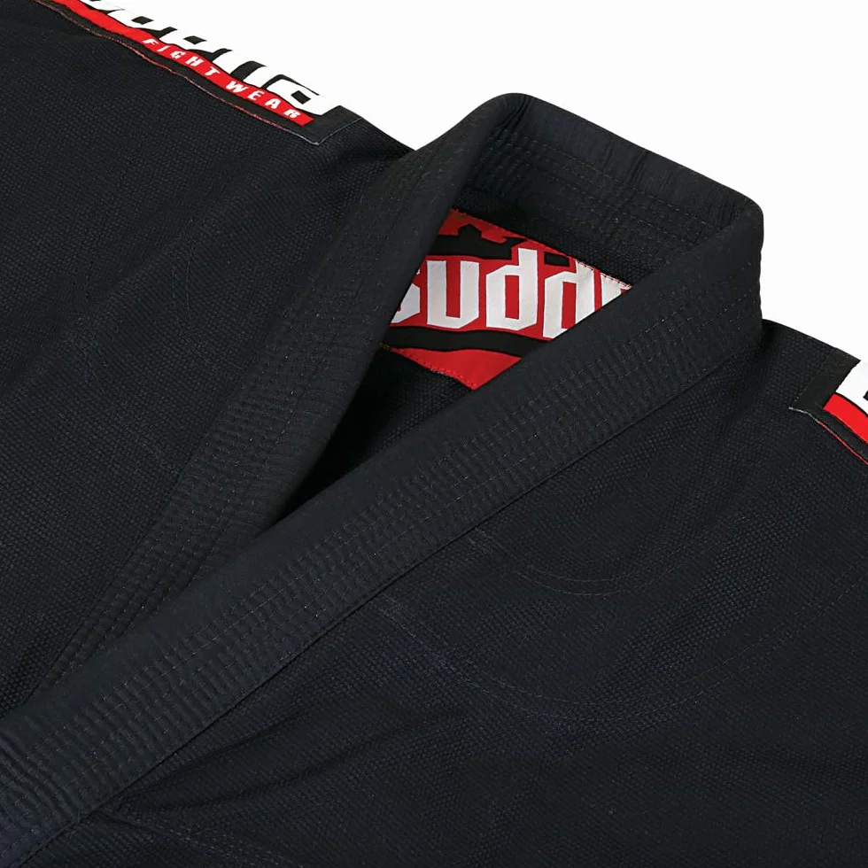 Buddha Fight Wear -Kimono Premium Infinity Brazylijskie Jiu Jitsu/BJJ Gi z białym paskiem, unisex dla dorosłych