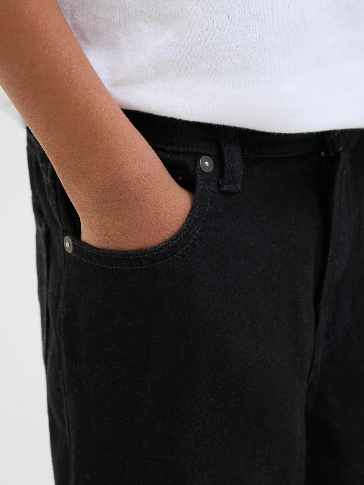 JACK & JONES Jjialex Jjoriginal Sq 740 Noos Jnr - Dżins Chłopcy