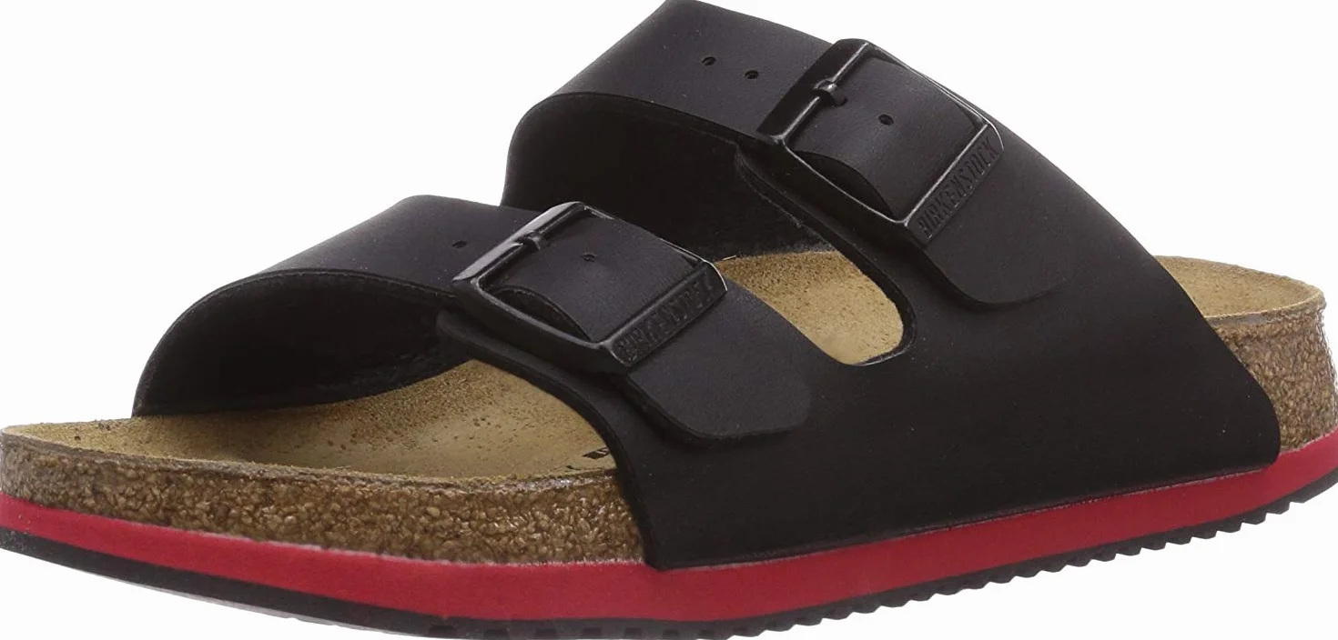 Birkenstock Sandales Arizona Cuir Nubuck Steer Soft Gray - sprzączka. Mężczyźni