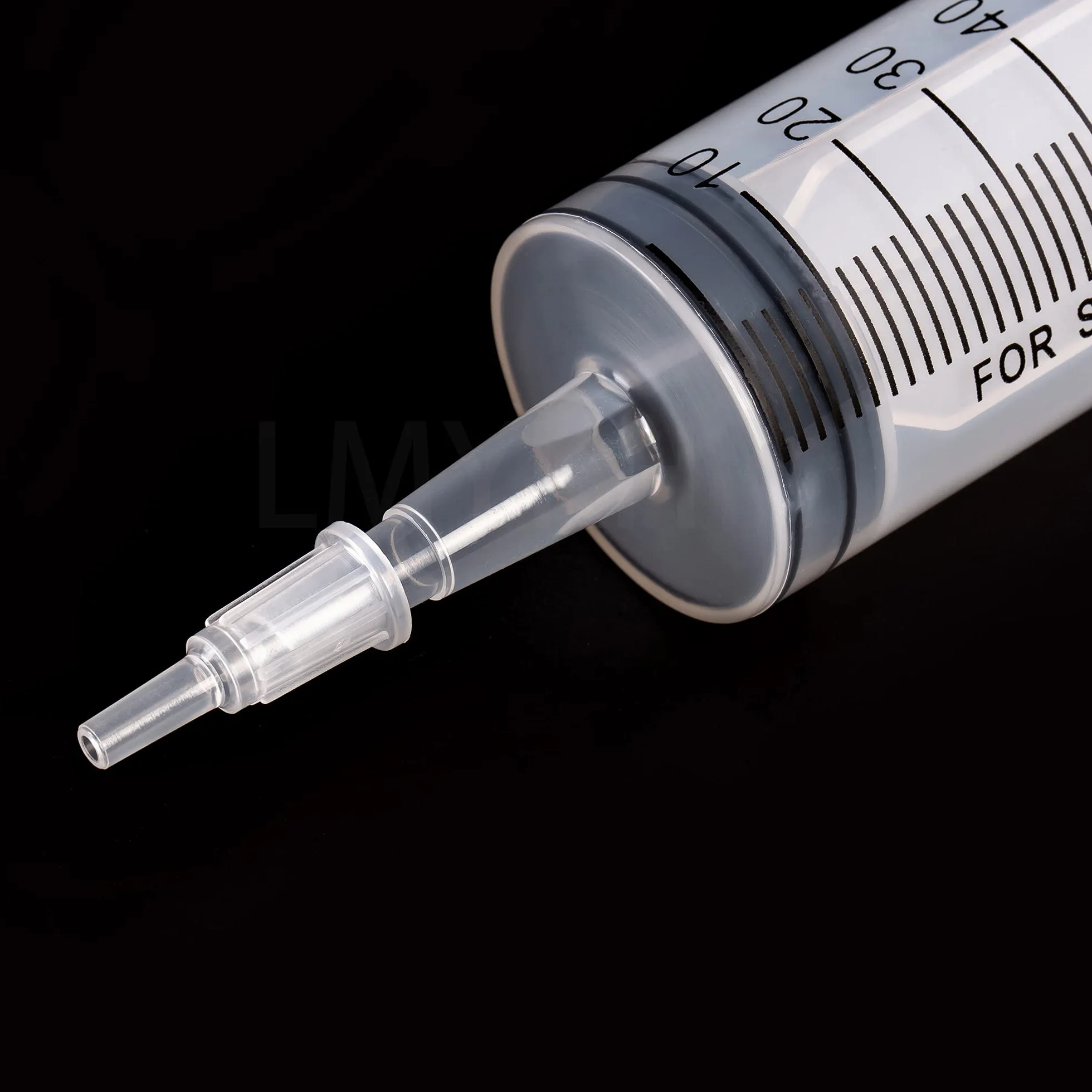 Plastikowa strzykawka 100 ml z wężem do laboratorium ogrodu przemysłu
