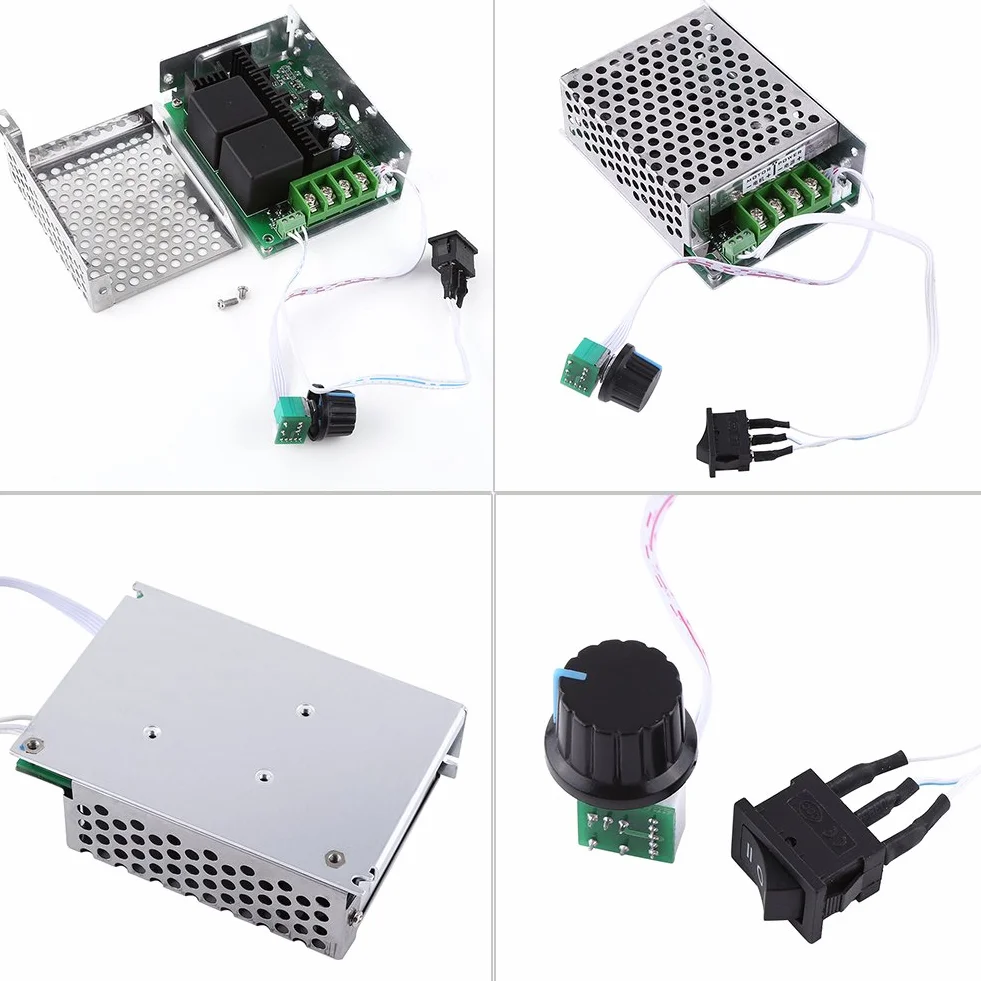Regulator silnika DC PWM odwracalny 12 V 24 V 36 V 40 A przełącznik regulatora prędkości silnika o wysokiej mocy CCM6Ds-B