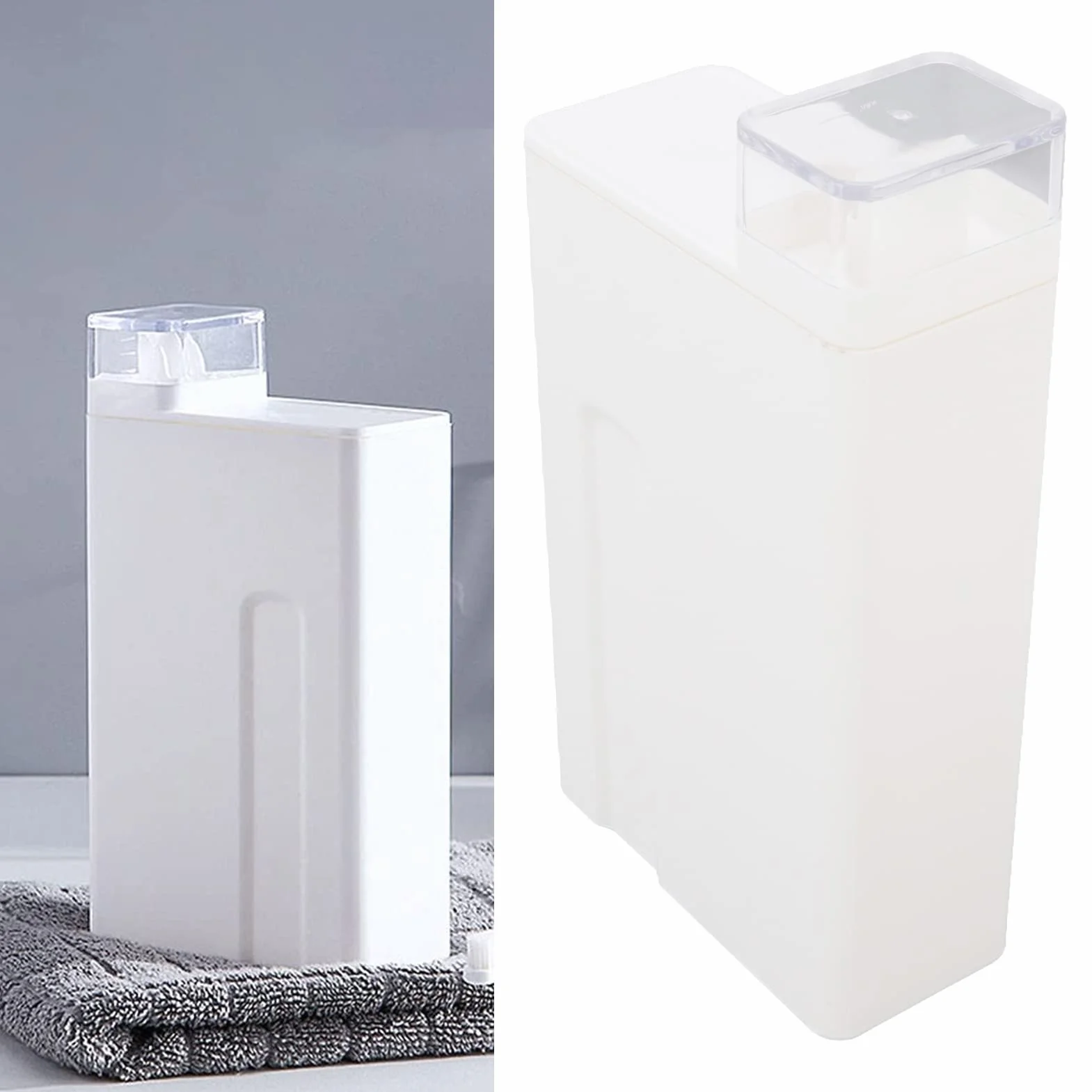 Butelka z dozownikiem, 1000 ml Linia podziałki Dozownik detergentu Szczelny Duży rowek w otworze do łazienki