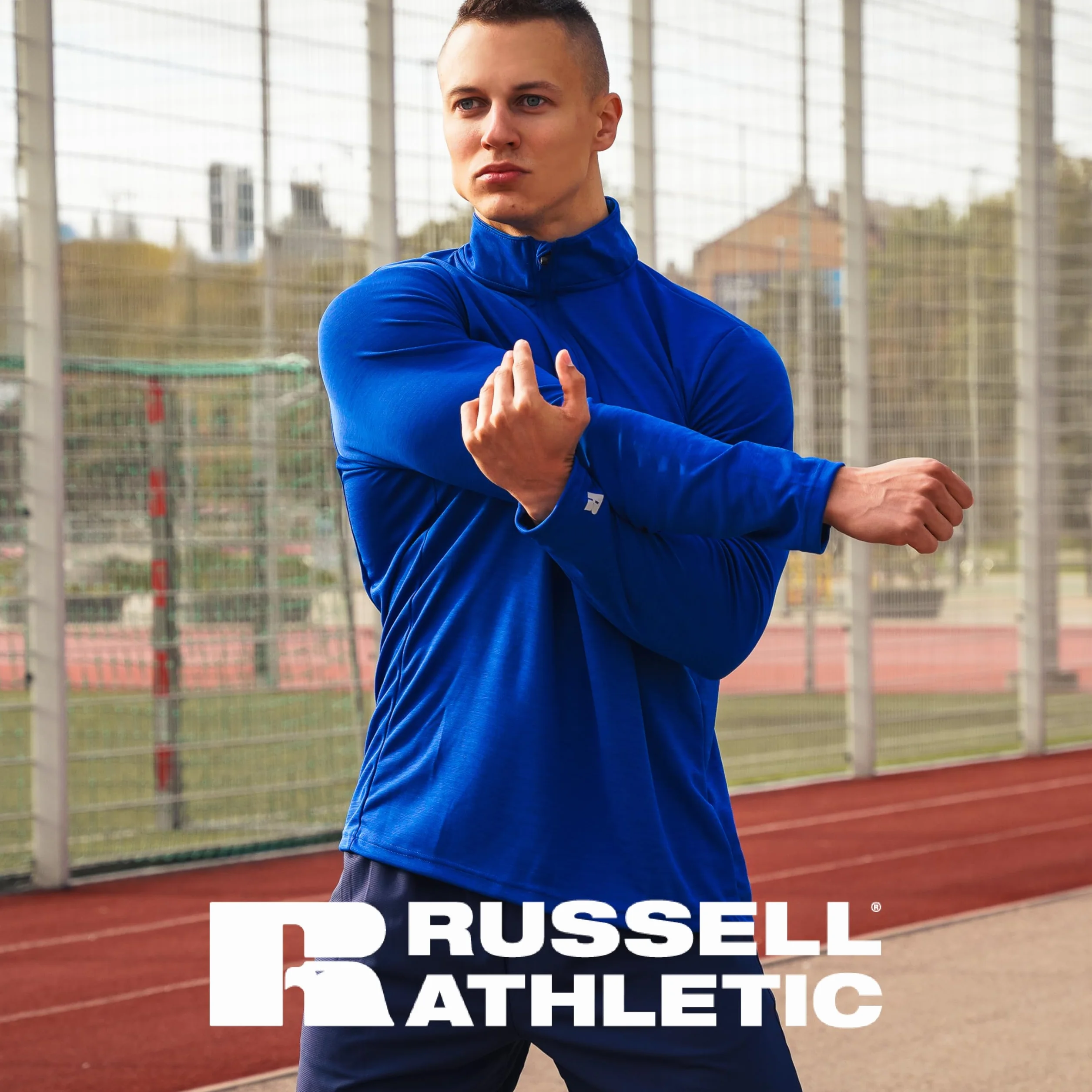 Russell Athletic Kurtka warm-up Mężczyźni Lightweight Performance 1/4 Zip
