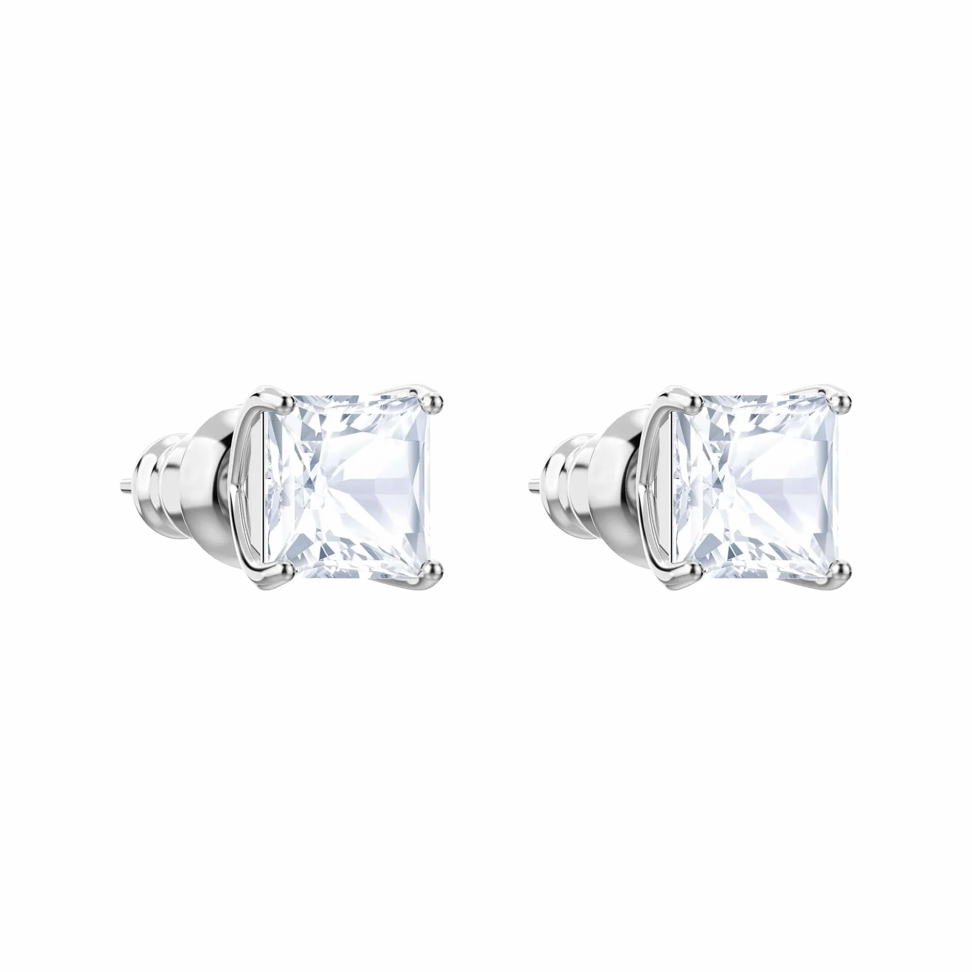 Swarovski Stilla Attract Kolekcja kolczyki sztyfty, biały, pokryty rodem