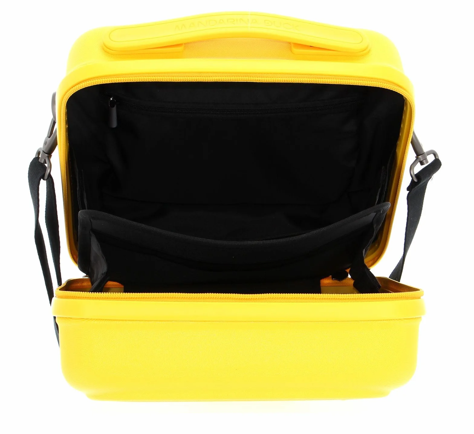 Mandarina Duck Logoduck Beauty Case, 28,5 x 26,5 x 16,5 (dł. x wys. x szer.), Duck Yellow, 28,5x26,5x16,5(LxHxW), Beauty Case