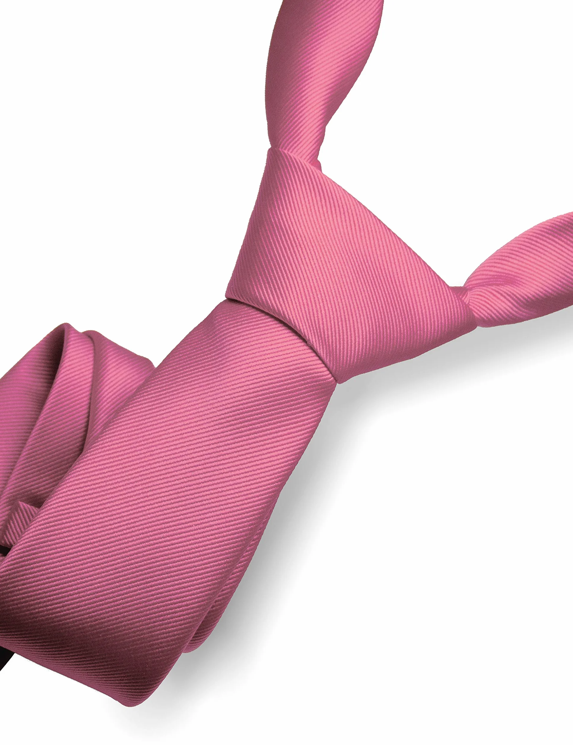 Męskie krawaty ślubne zestaw spinek do krawata jednokolorowe Rosa
