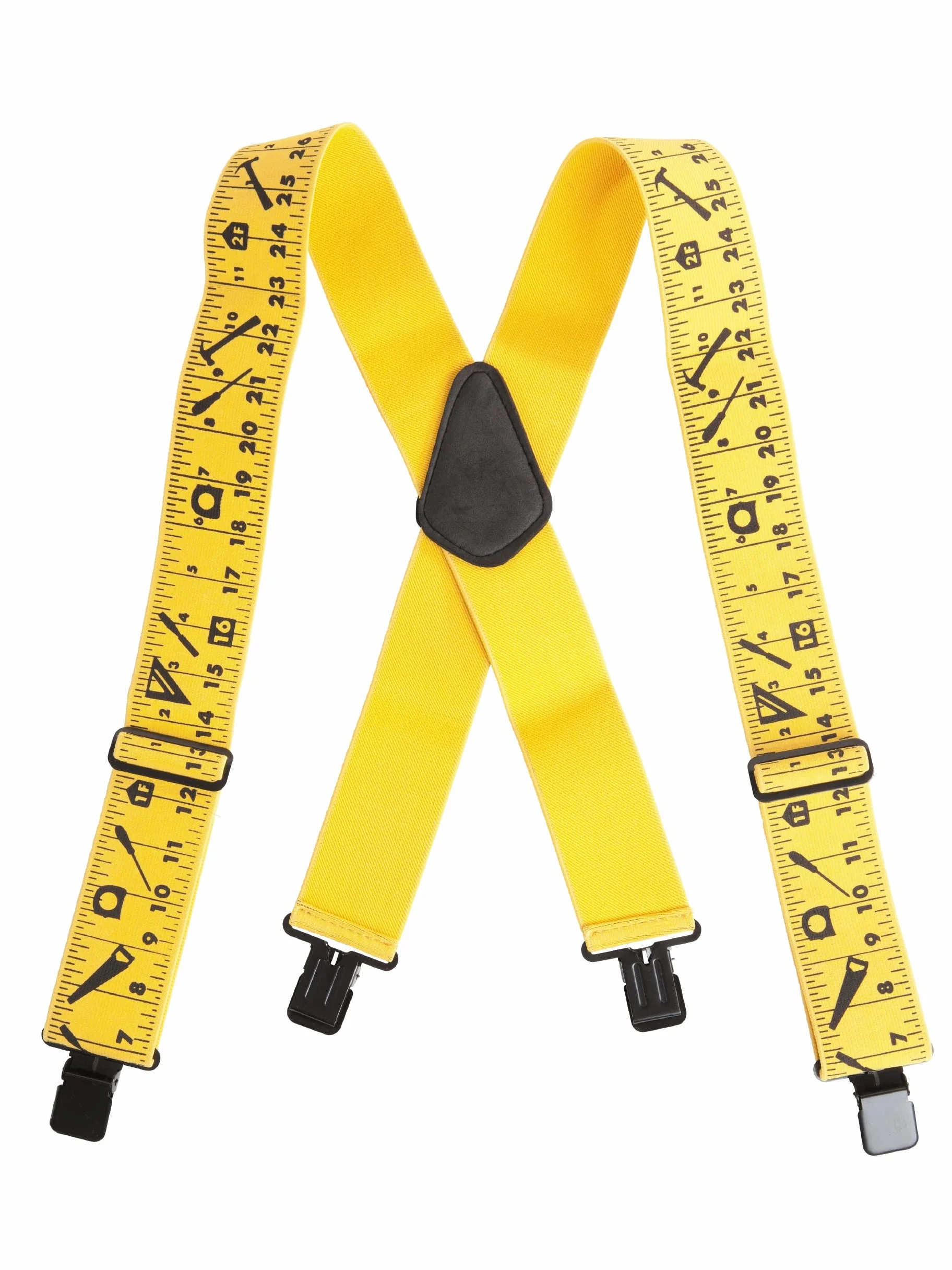 kwb Szelki, elastyczne, długość 100 cm, szerokość 5,1 cm taśmy mierniczej, szelki męskie, długość po rozciągnięciu 160 cm