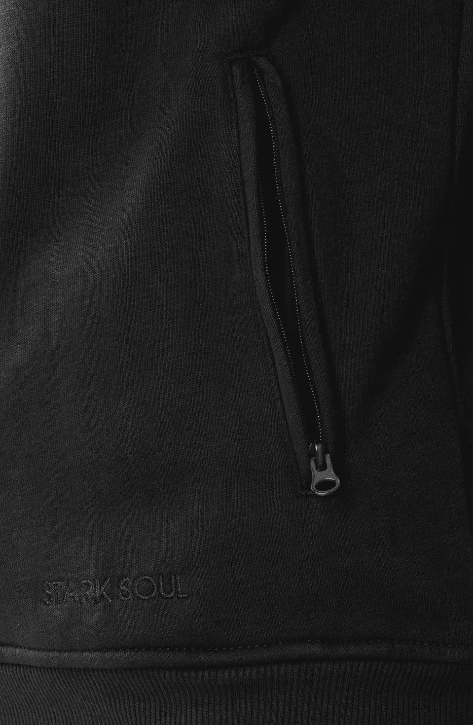 Bluza BLANK ze stójką zamkiem błyskawicznym French Terry STARK SOUL