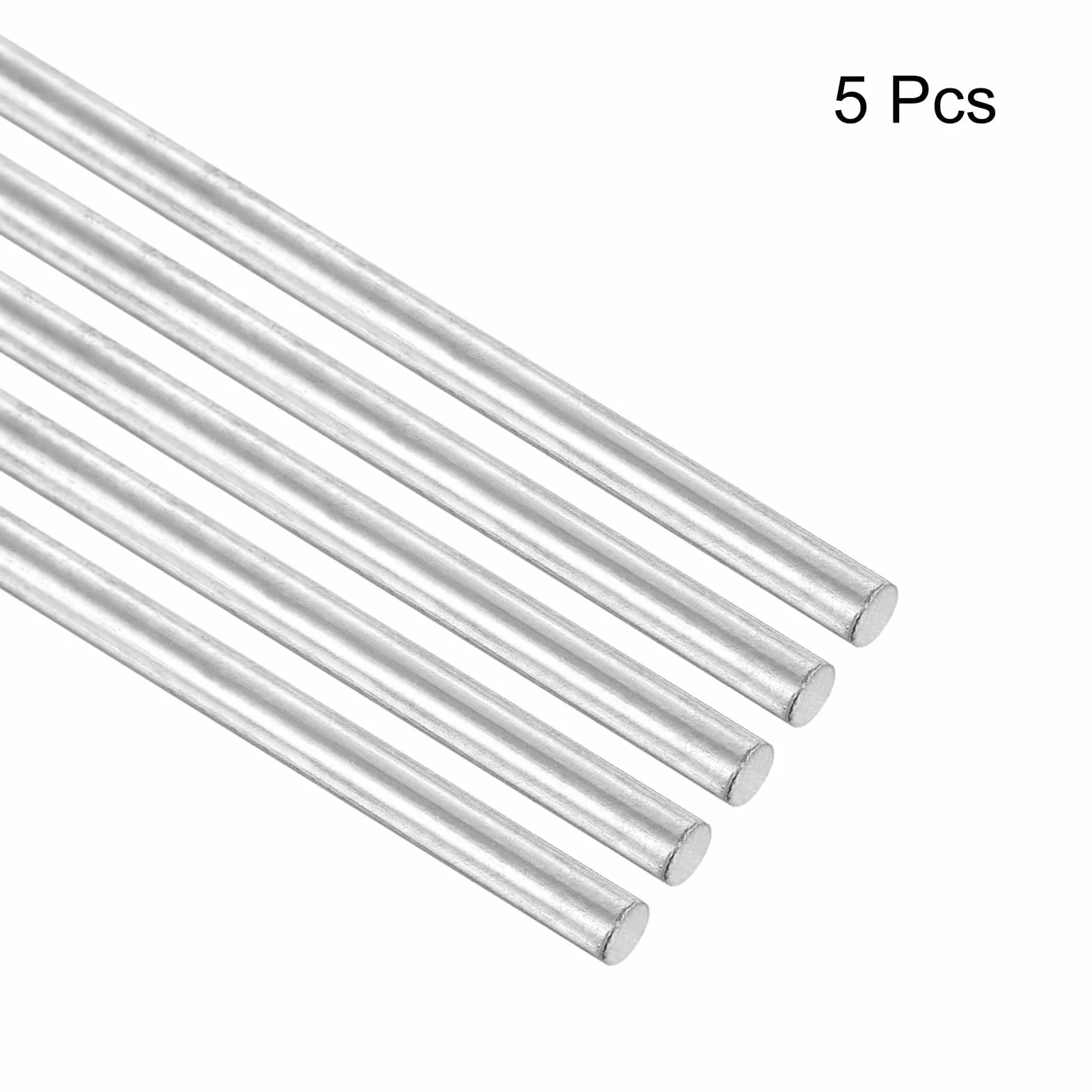 QUARKZMAN 5 sztuk prętów ze stali nierdzewnej 3 mm x 160 mm 304 stal szlachetna V2A okrągłe pręty metalowe, okrągłe, okrągłe, do majsterkowania, rzemiosła, modeli, samolotu, balustrady