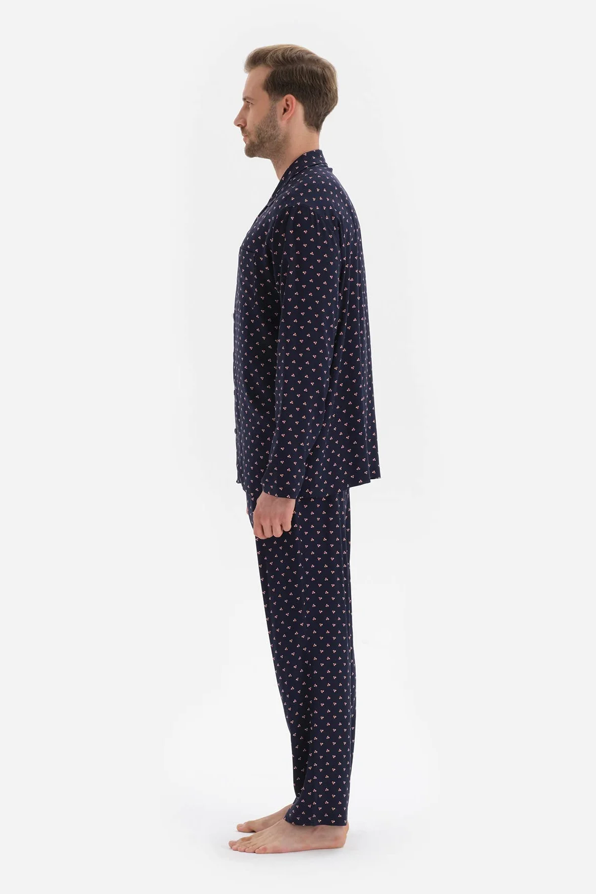 Dagi piżama top Mężczyźni Dagi Men's Viscone Pyjama Top, Navy, M