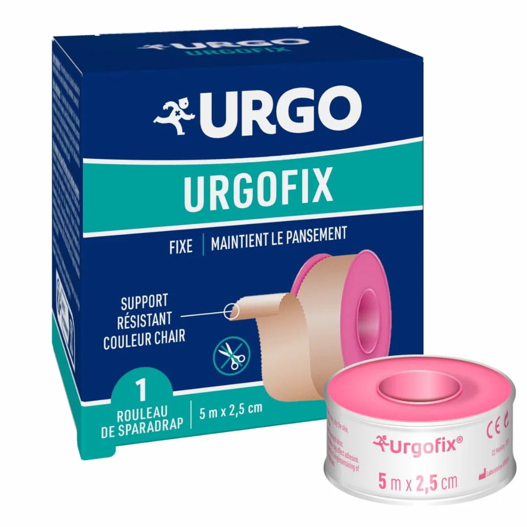 URGO - Urgo Sparadrap Résistant Chair Urgofix 5 m x 2,5 cm