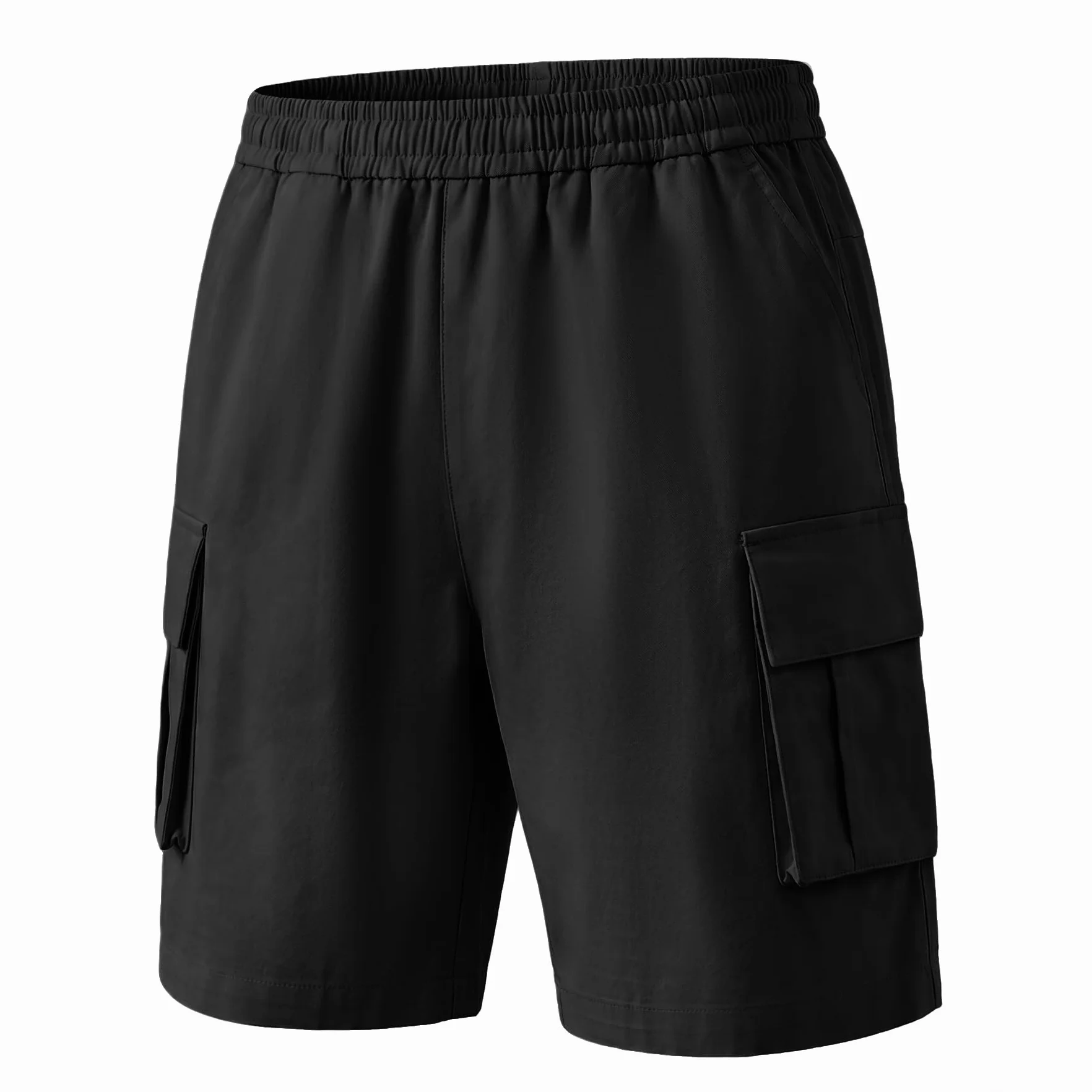 Szorty Cargo dla dzieci elastyczny pas wieloma kieszeniami lekkie oddychające Streetwear 7-15 lat