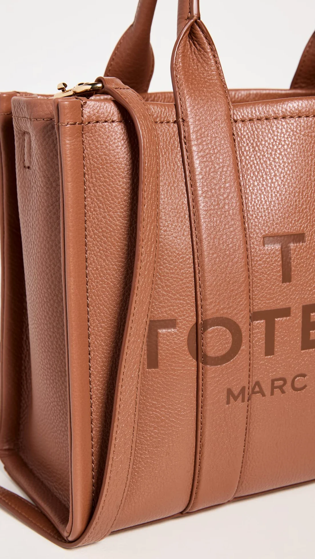 Marc Jacobs The Leather Medium Tote Bag, Argan Oil