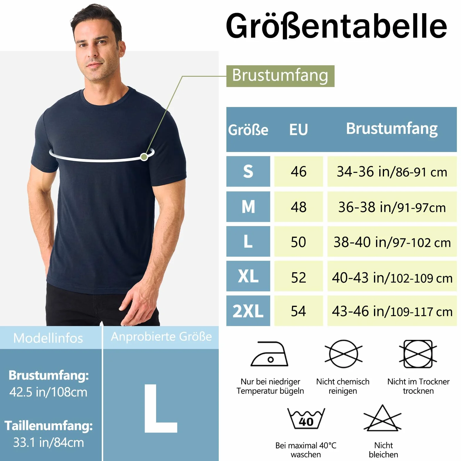 Merino Protect Męska koszulka z wełny merynosowej Anti-odor funkcjonalna lekka termiczna do uprawiania turystyki pieszej i podróży, Czarny (Black), M