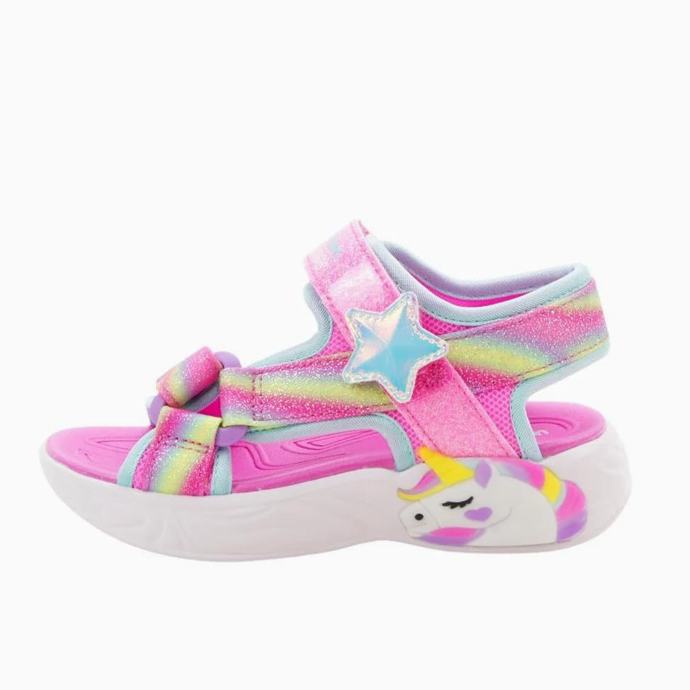 Skechers Dziewczynki 303107l PkmtSandał płaski