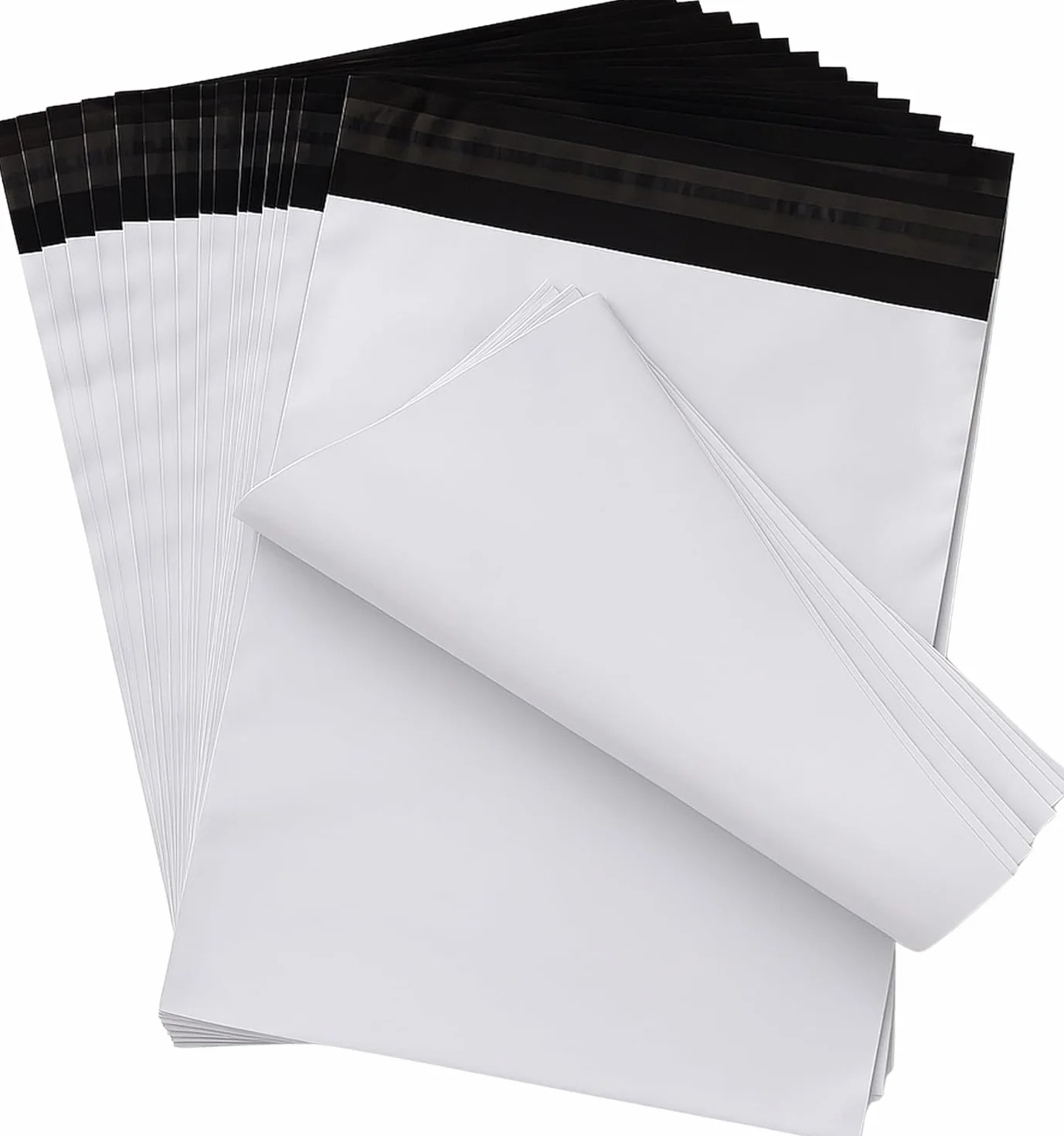Foliopaki samoprzylepne 24 x 32 cm 50 μm białe nieprzezroczyste LDPE