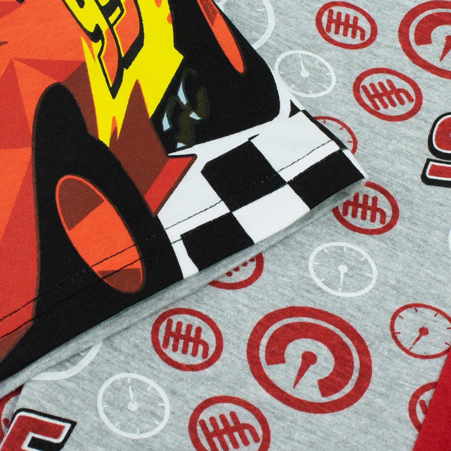 Disney Cars Piżama | Piżama dziecięca Lightning McQueen | Zestawy piżam dla chłopców |100% bawełna z długim rękawem dziecięca bielizna nocna
