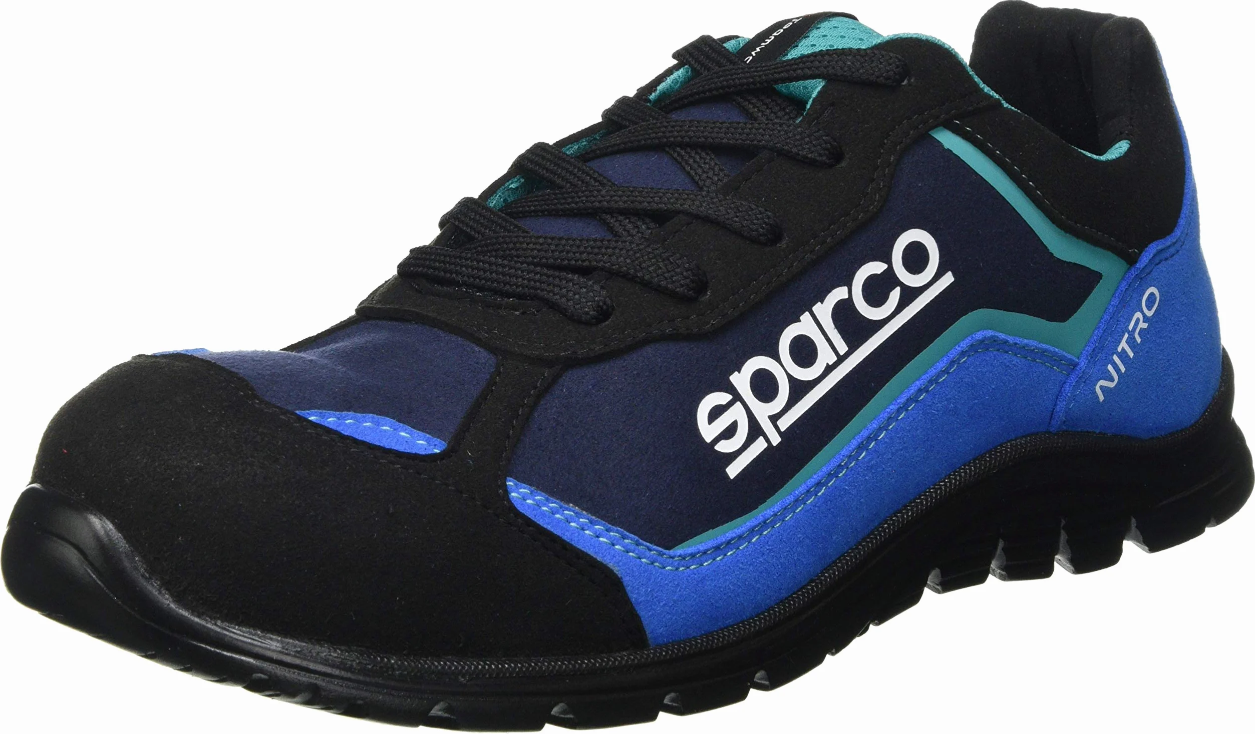 Sparco - Nitro ESD S3L SR FO - buty ochronne unisex do biegania - wodoodporne buty robocze - nosek ochronny z materiału kompozytowego - antypoślizgowa podeszwa - oddychające, nero e grigio, 42 EU