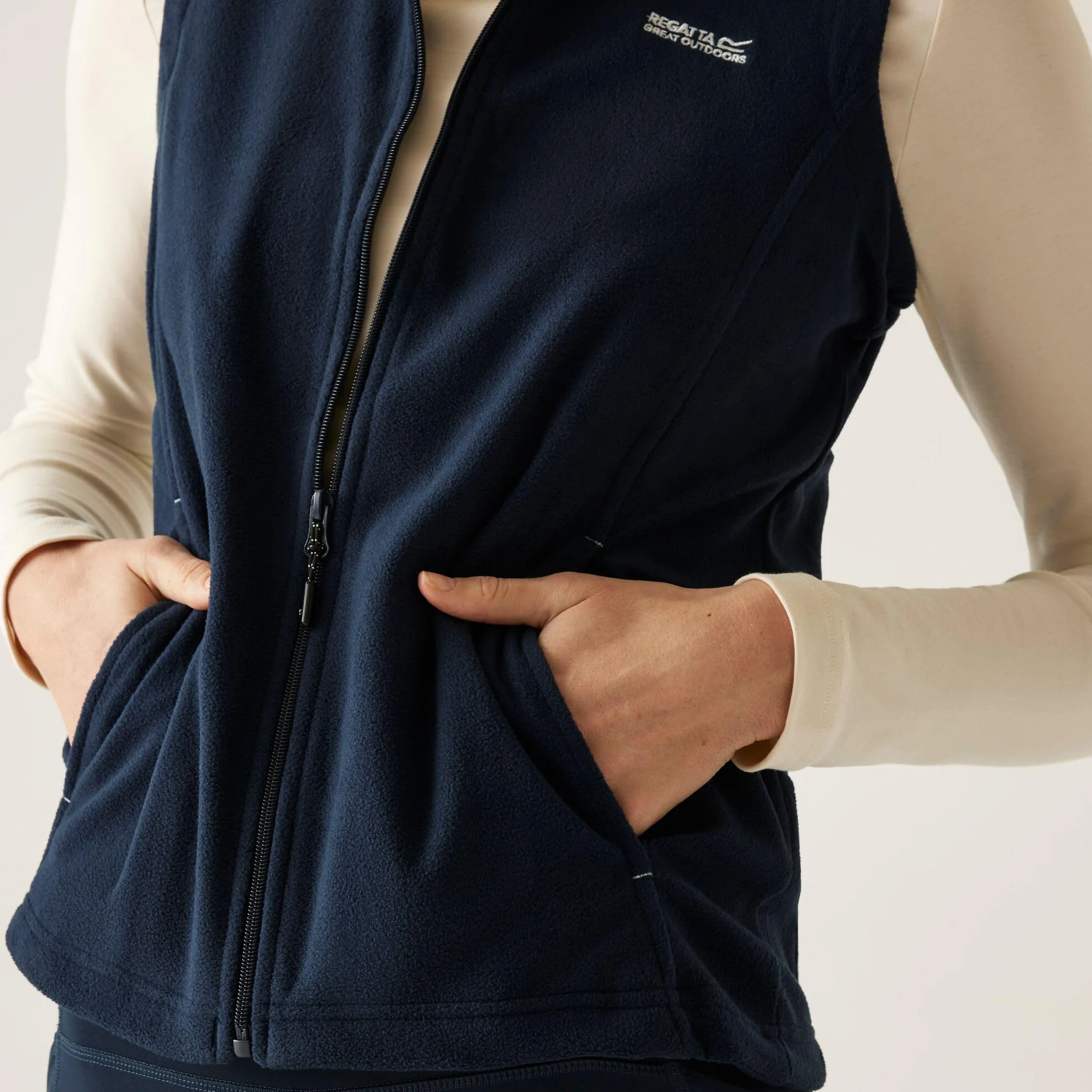 Regatta Sweetness II Gilet Pile Symmetry Con Zip Su Tutta La Lunghezza Bodywarmers