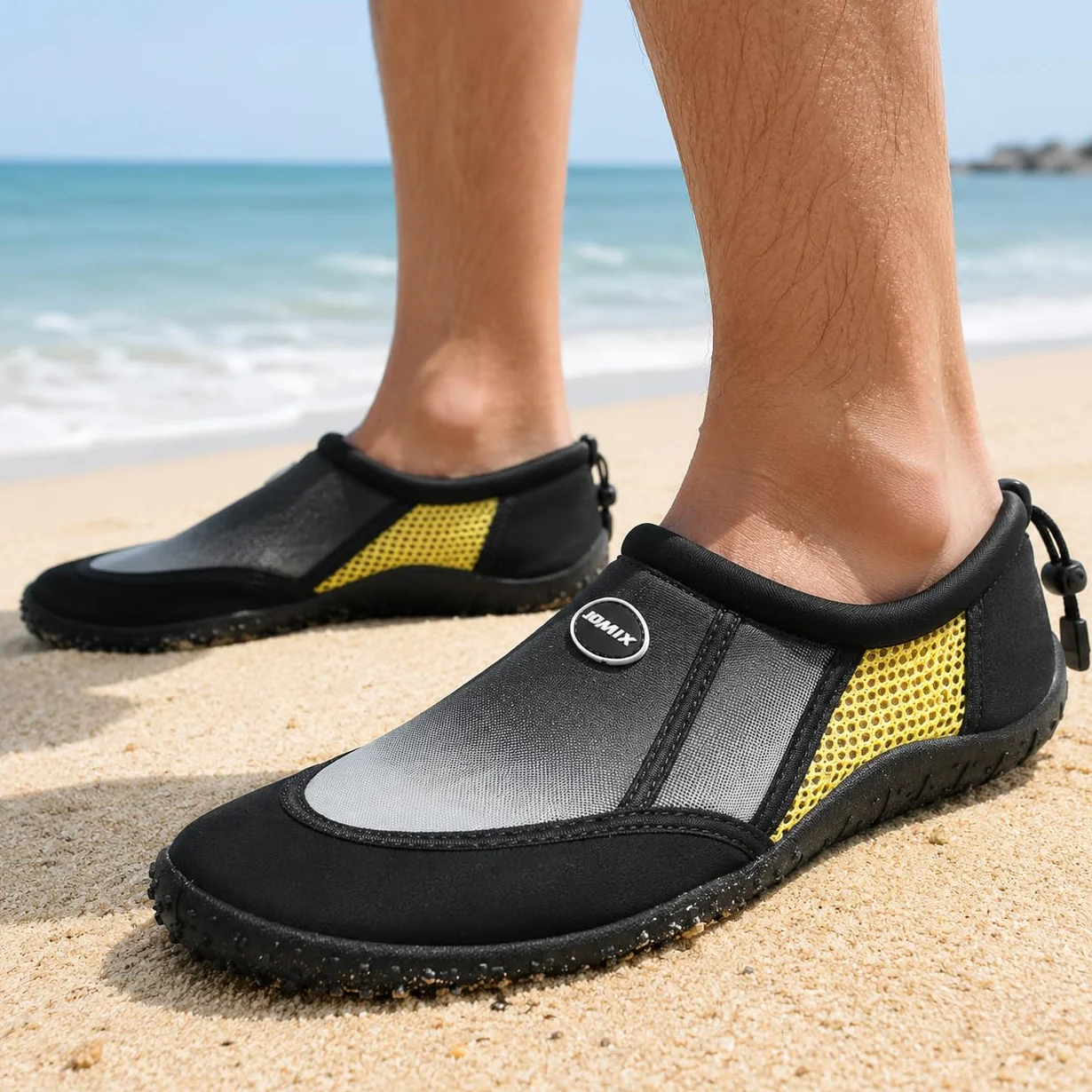 JOMIX Buty Rock Mężczyźni Buty Morze Nurkowanie Mężczyźni, Szary, 43 EU