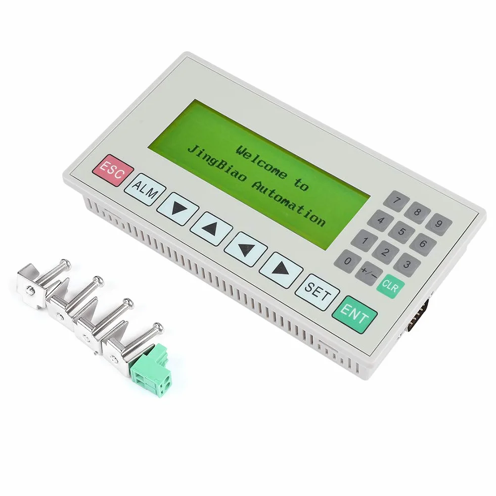Wyświetlacz tekstowy 3,7 cala, wyświetlacz tekstowy Obsługa S485 / RS232 Port komunikacyjny S485 / RS232 z kablem Wyświetlacz tekstowy PLC