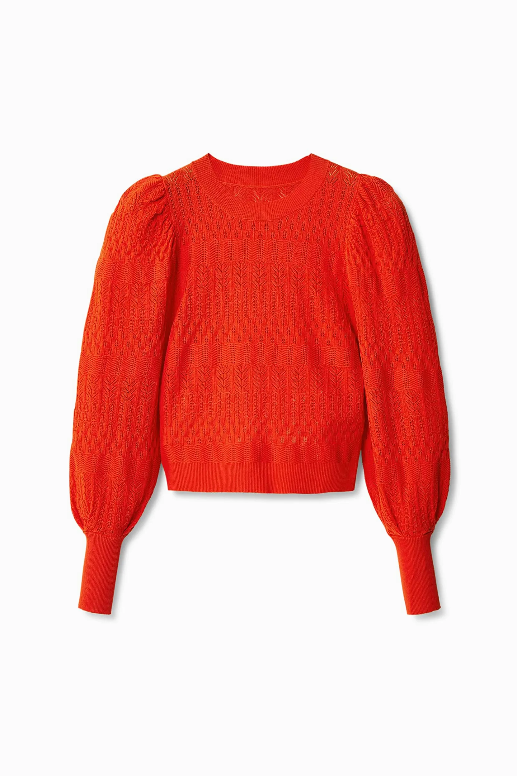 Desigual Sweter Kobiety Orange Jers_ona 7002 Orange