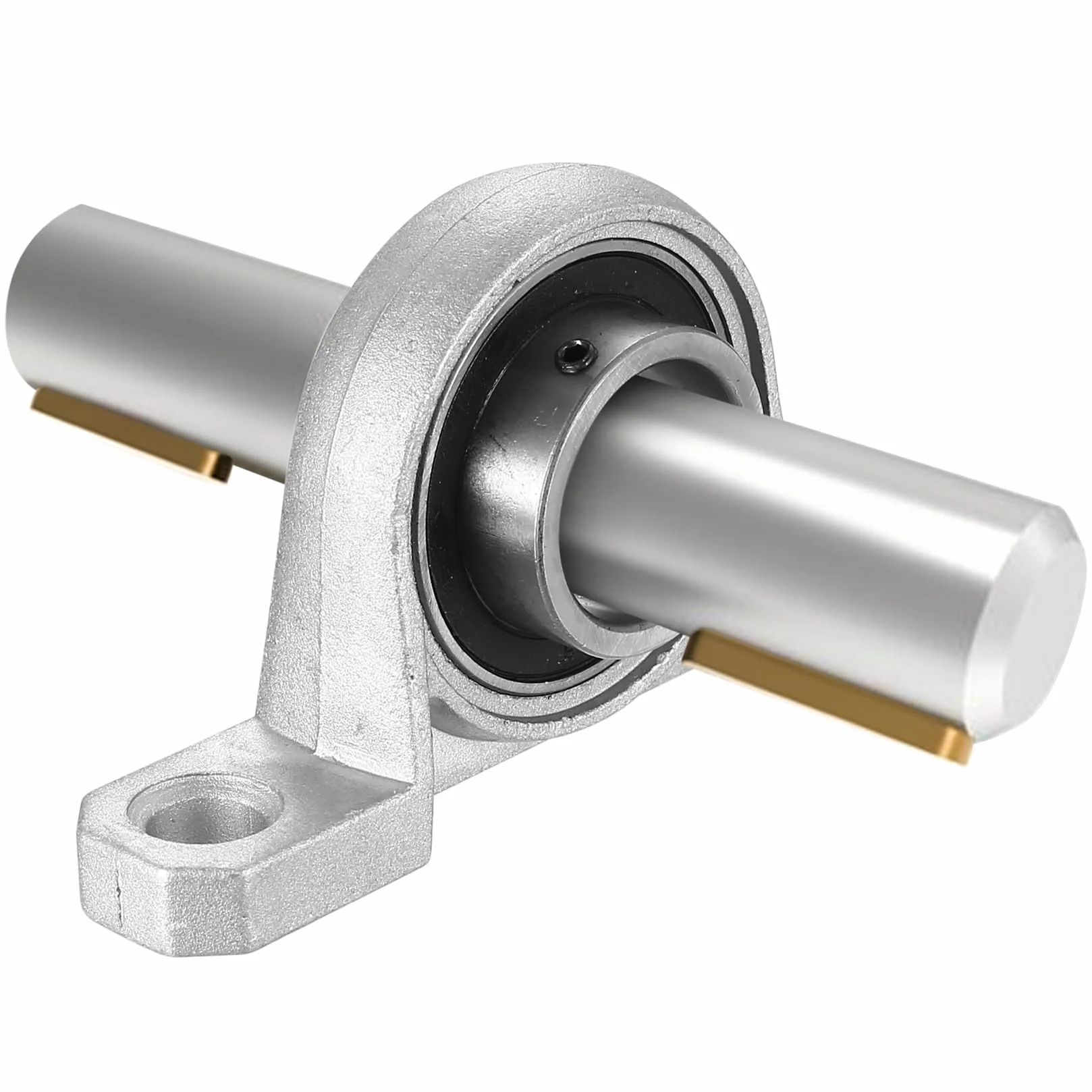2 x łożysko 30 mm, średnica wewnętrzna 30 mm, łożysko obudowy ze stopu cynku, do drukarek 3D, maszyn drukarskich, maszyn z wałkiem osi (KP006)