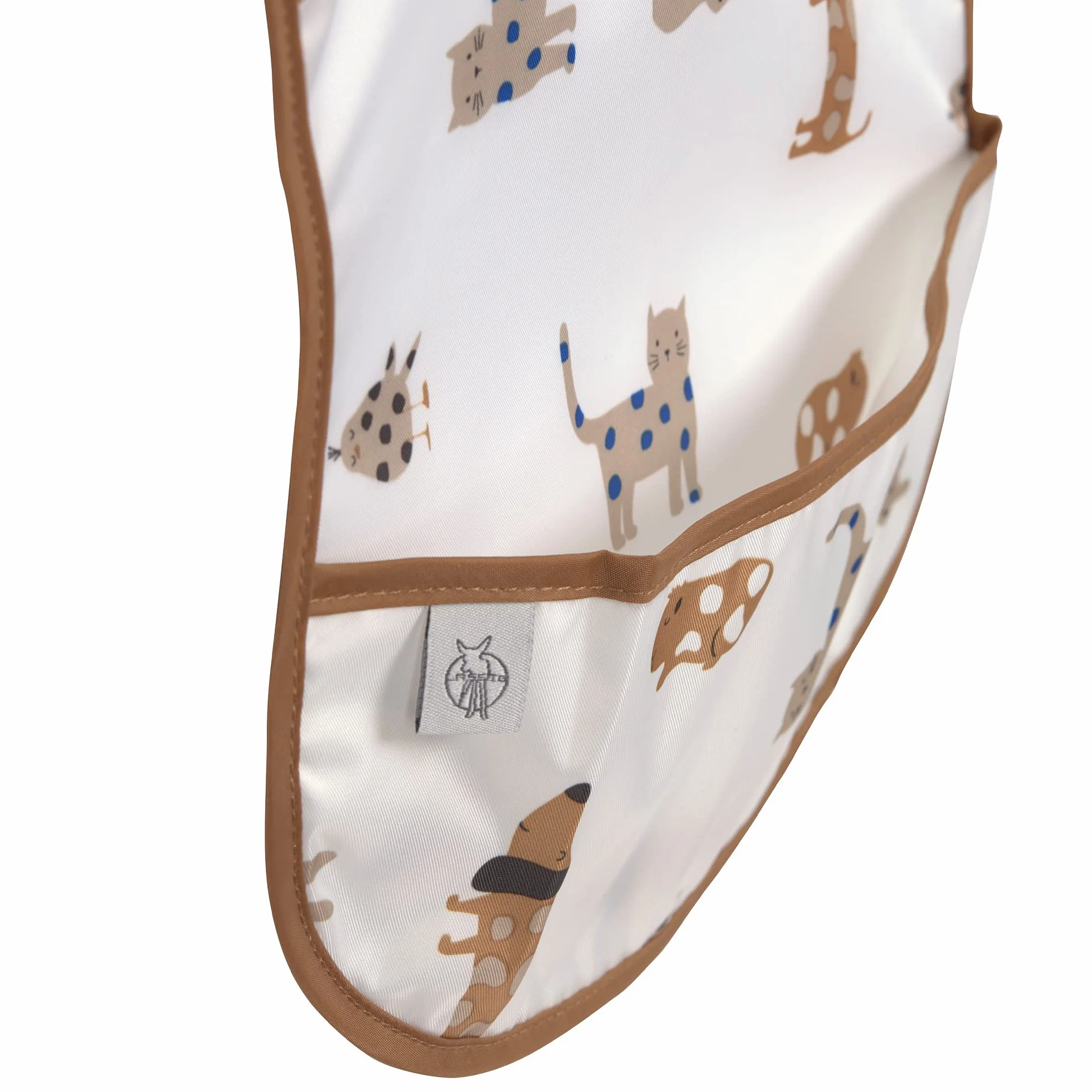 LÄSSIG 2-częściowy zestaw śliniaków z ochroną przeciwmgielną i zapięciem na rzepy/Lightweight Bib Royal Blue