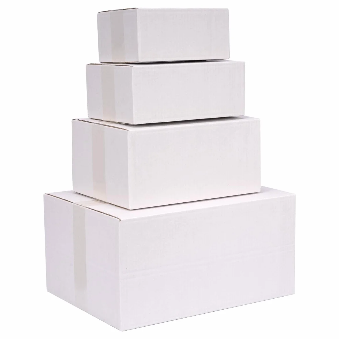 verpacking kartony składane 300 x 215 x 140 mm KK 30 białe [rozmiar i ilość do wyboru] jednowarstwowe średnie kartony 25 sztuk