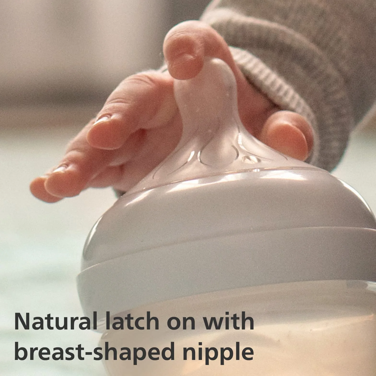 Philips Avent Responsywny smoczek do karmienia Natural 6m+, 2 szt. (model SCY965/02),Wypływ 5-6m+ (Packaging may vary)
