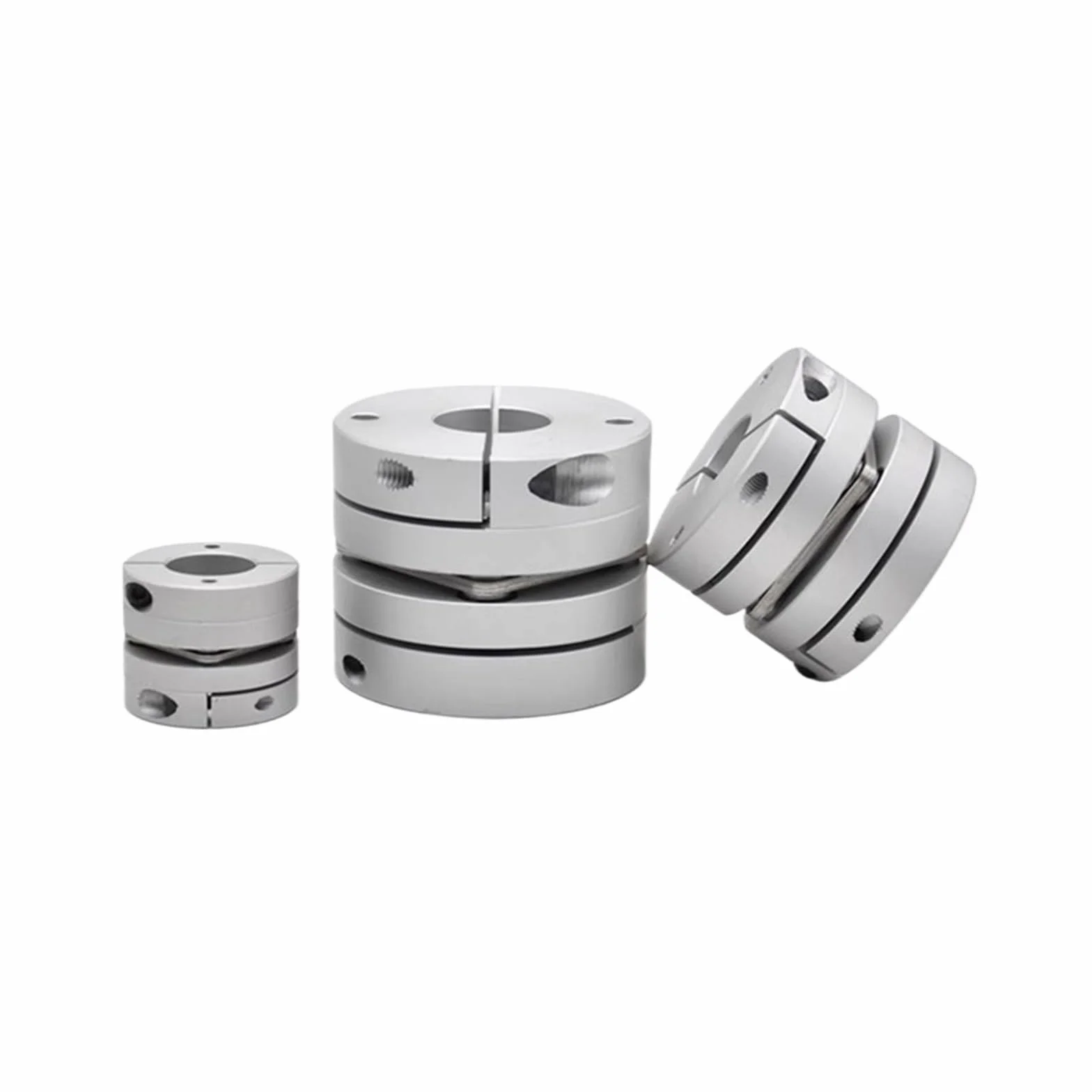 D44L35 Stop aluminium Pojedyncze sprzęgło membranowe Elastyczne złącze D44mm L35mm Śruba kulowa Step Servo Enkoder (8x9mm)