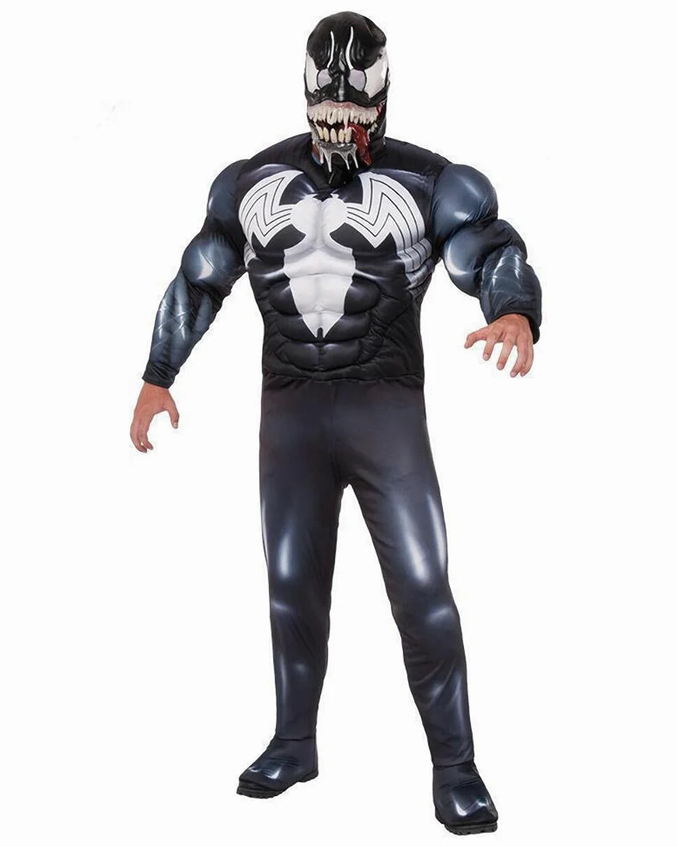 Rubies Oficjalny kostium Disney Marvel Venom, Villian Deluxe, rozmiar dla dorosłych, męski, standardowy/średni Halloween
