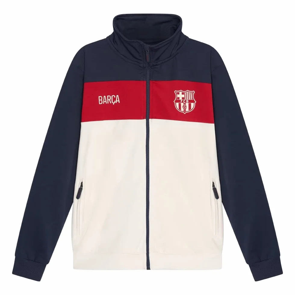 FC Barcelona Dres treningowy dla dzieci 22/23 rozmiar 116-164 niebiesko-beżowy