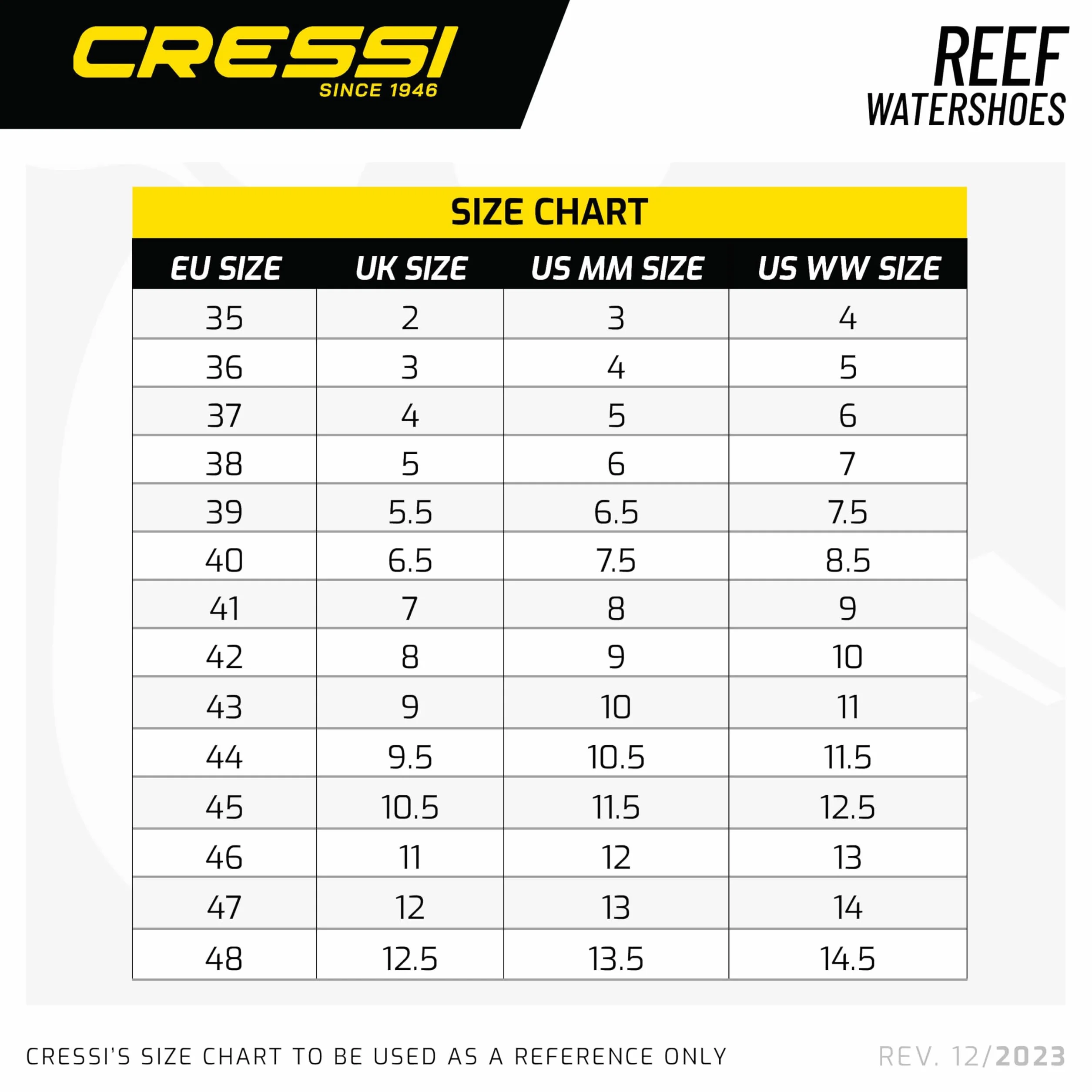 Cressi Reef Water Shoes na Morze Sporty Wodne Plaża Unisex-Adult