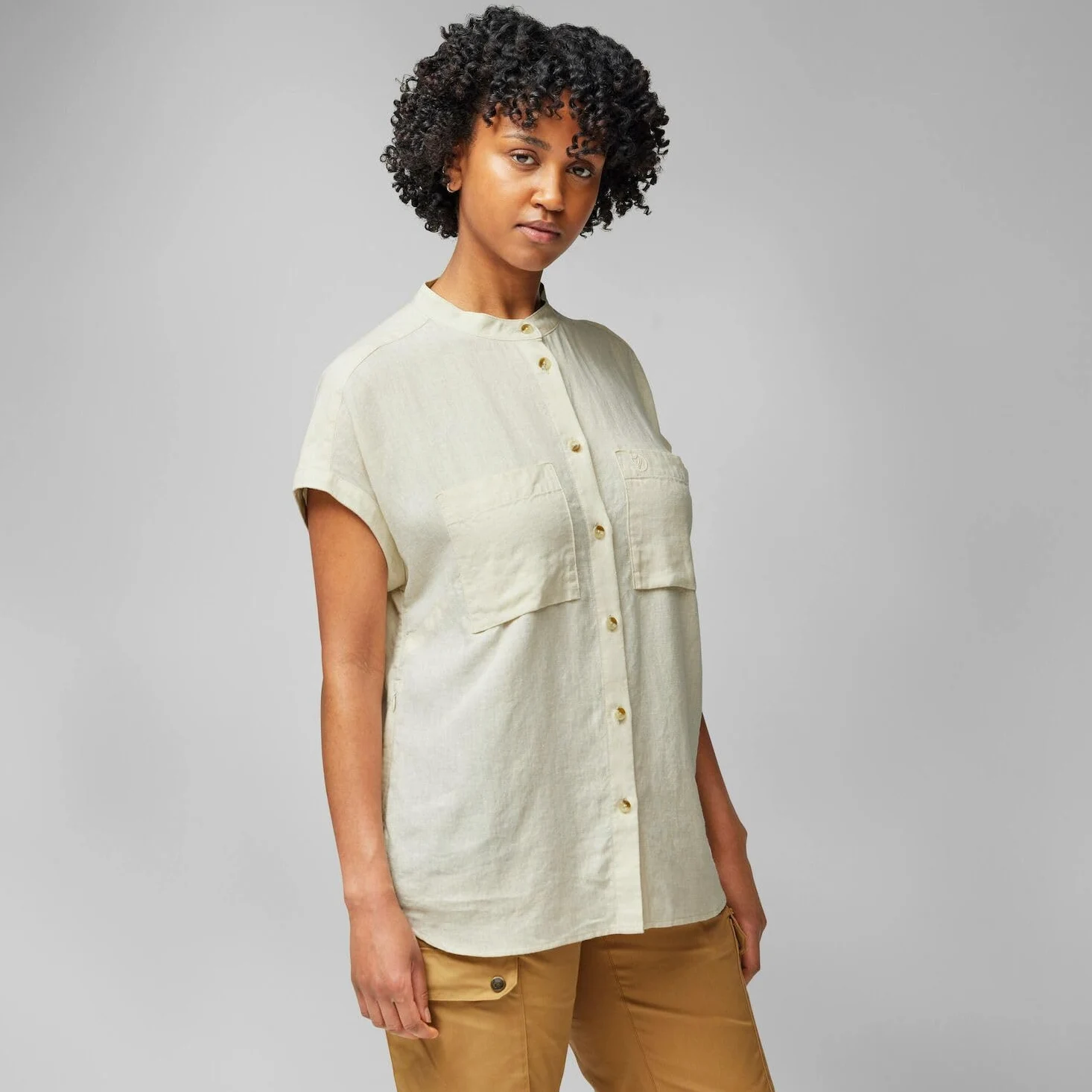 Fjällräven Koszulka Kobiety Övik Hemp Shirt Ss W