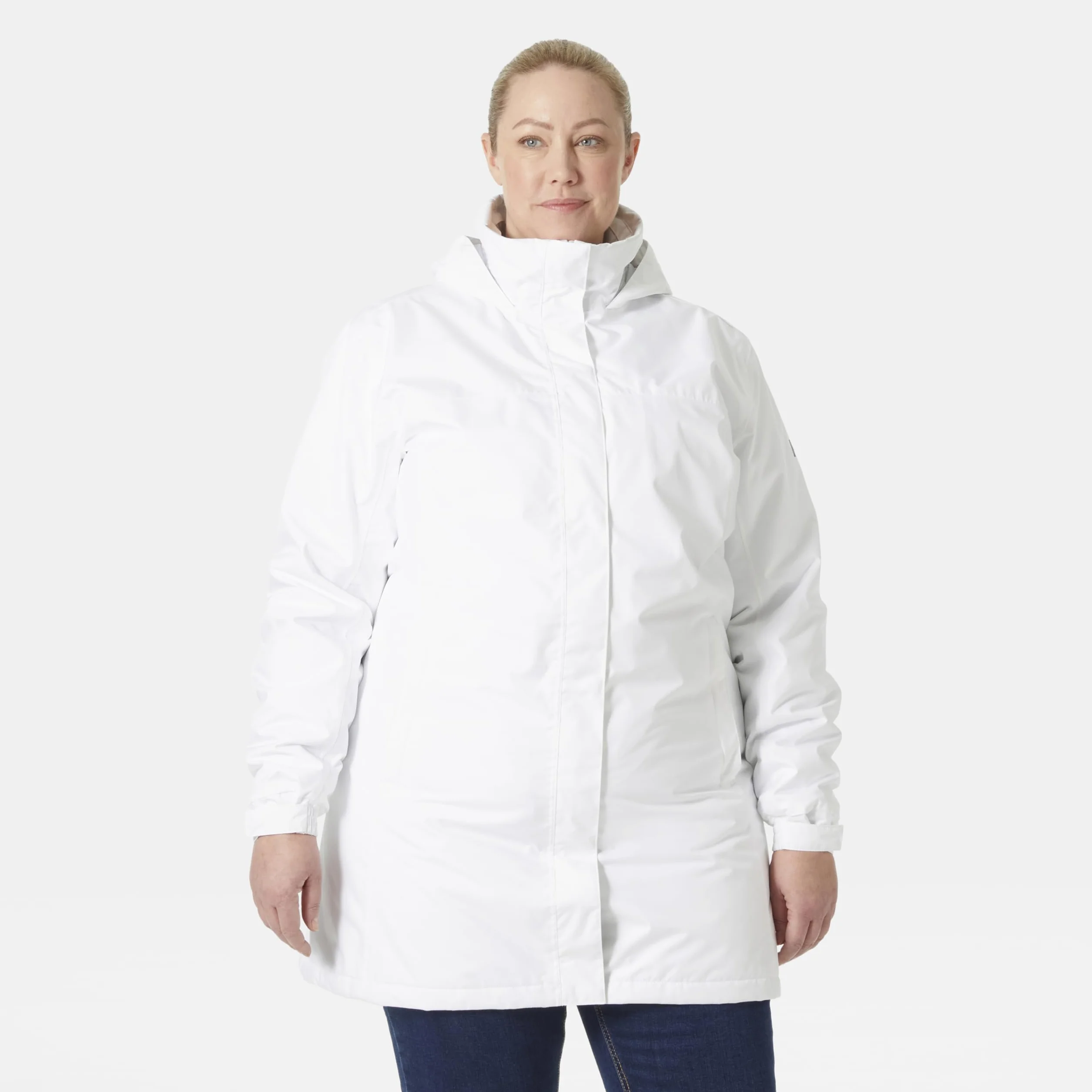 Helly-Hansen Kobiety W Aden Płaszcz, Biały, L
