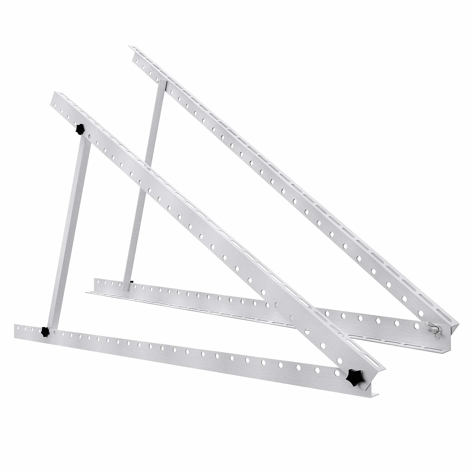 UISEBRT 2 uchwyty na panele słoneczne 104 cm - składany wspornik nachylenia - uchwyt na dach łodzi, samochód kempingowy
