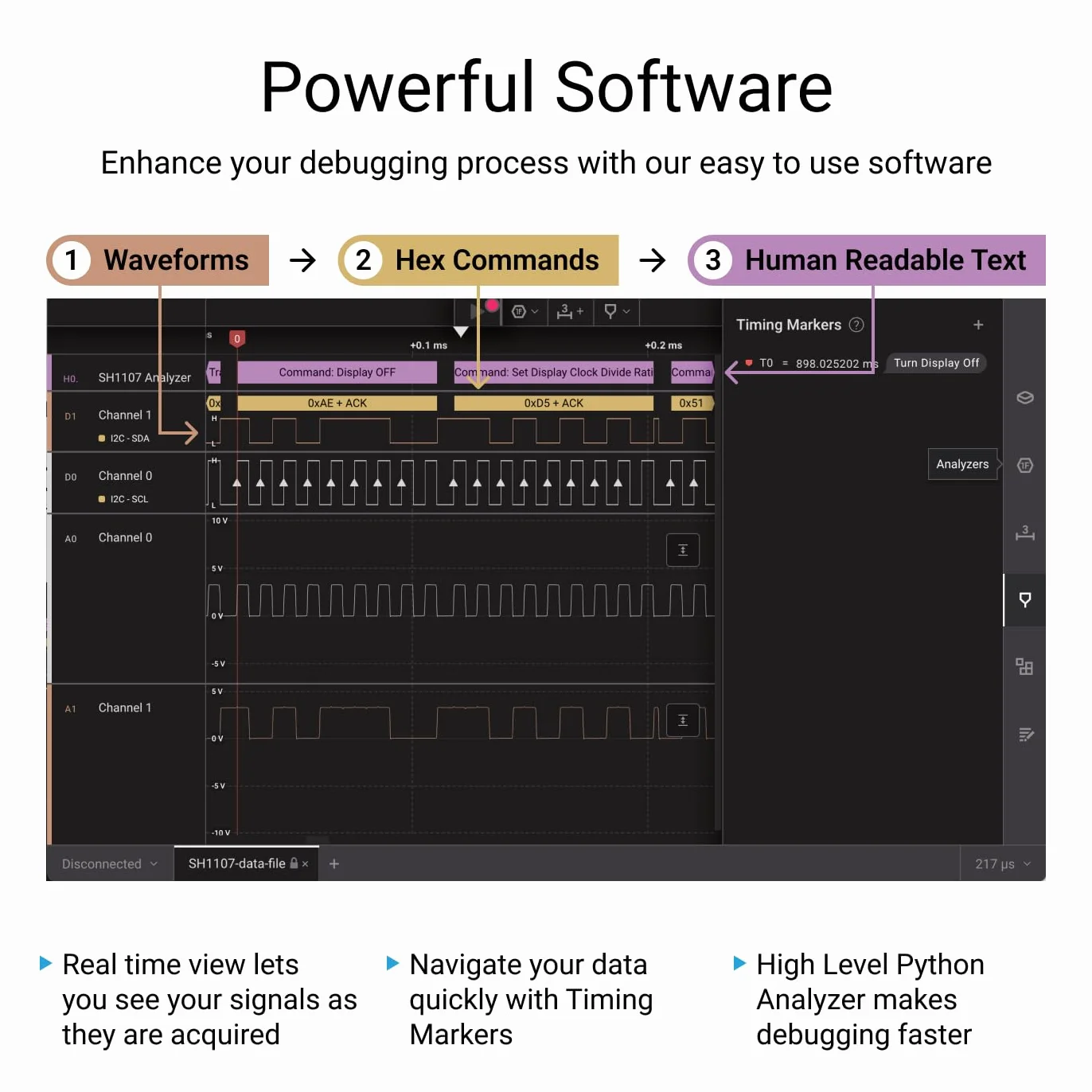 Logic Pro 8 (czarny) - Saleae 8-kanałowy analizator logiczny